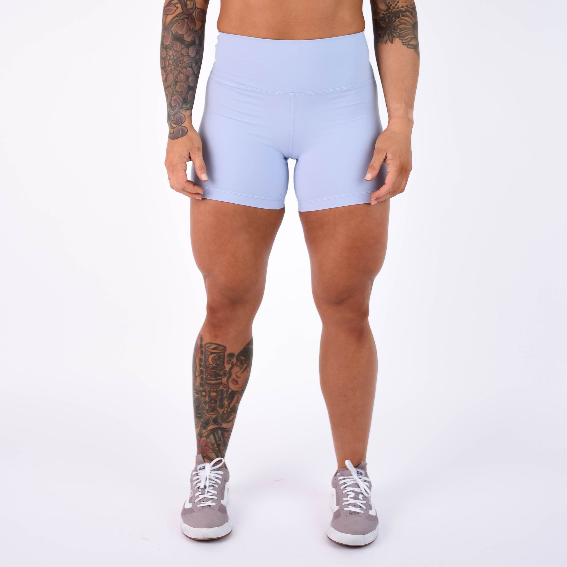 FLEO - Biker Short 6" - High Rise - Shorts - blue-heron-1