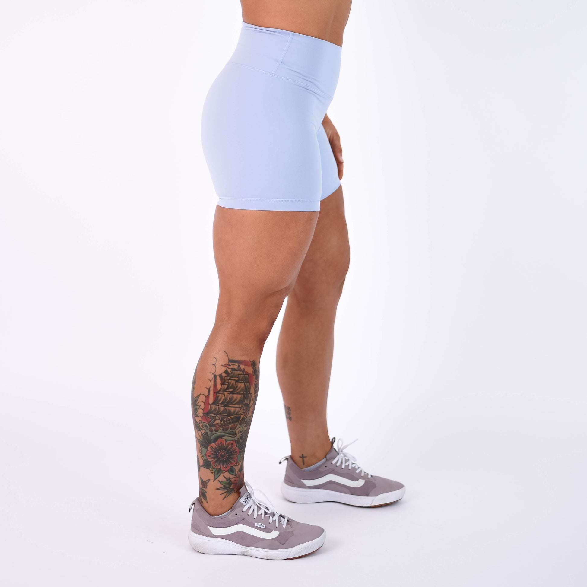 FLEO - Biker Short 6" - High Rise - Shorts - blue-heron-3