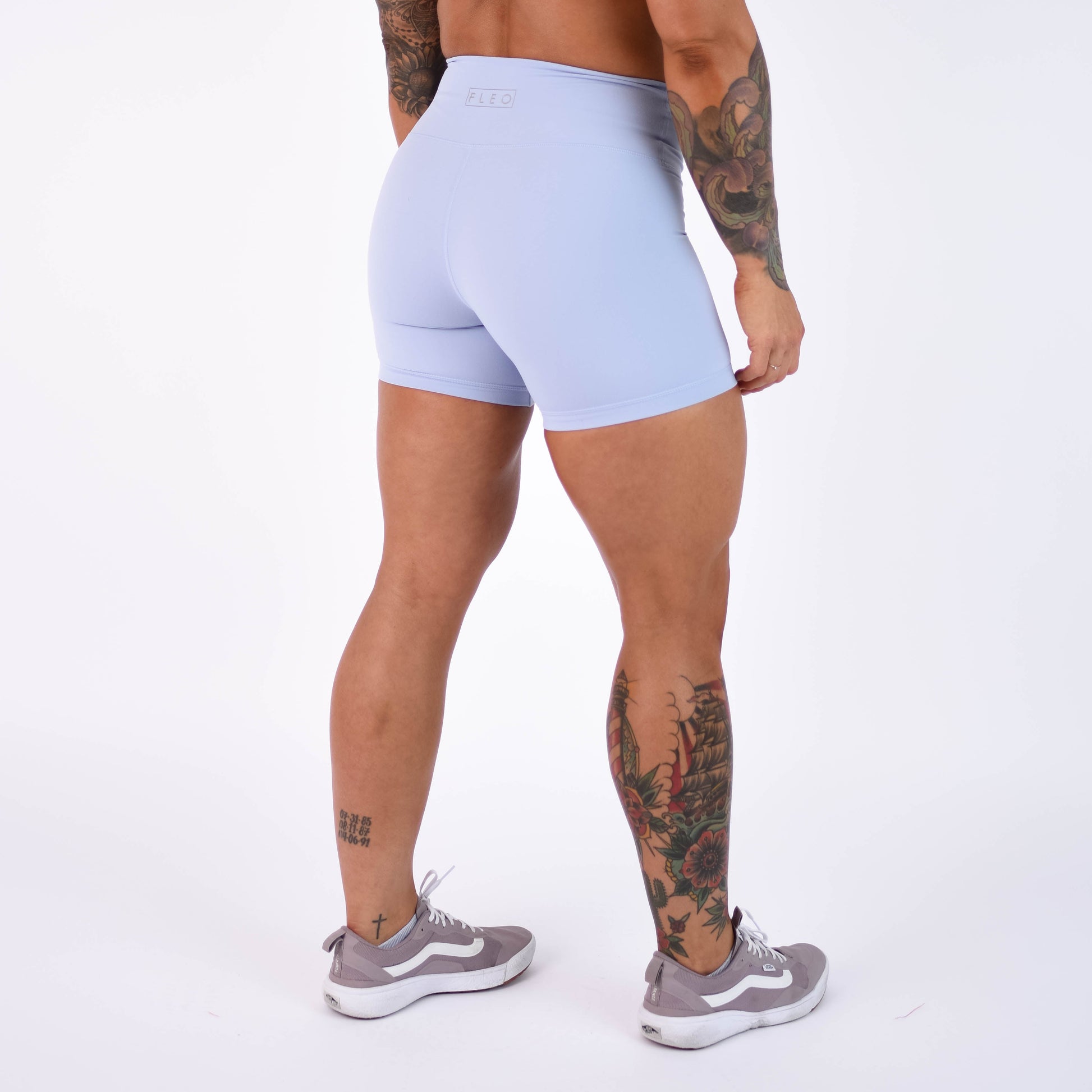 FLEO - Biker Short 6" - High Rise - Shorts - blue-heron-4