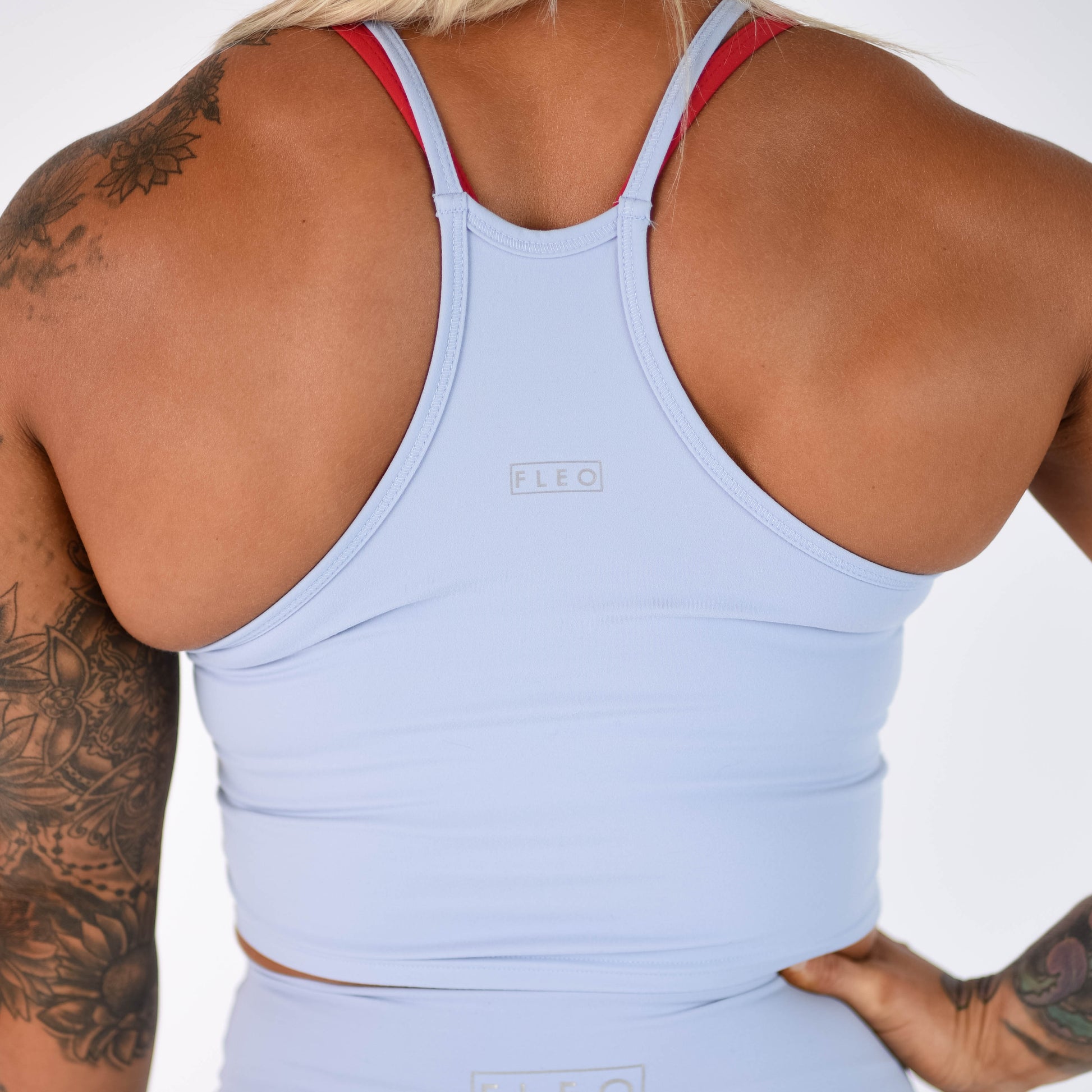 FLEO - Switch Up Crop Tank - Fitted - Tank - blue-heron-5_f82251f5-ab47-406d-b417-51deef243f8a