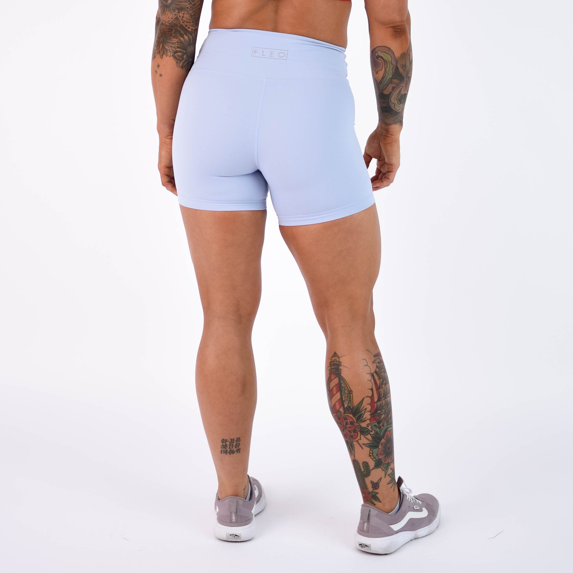 FLEO - Biker Short 6" - High Rise - Shorts - blue-heron-6_f95b3103-7649-475d-a59e-0c5f037279e8