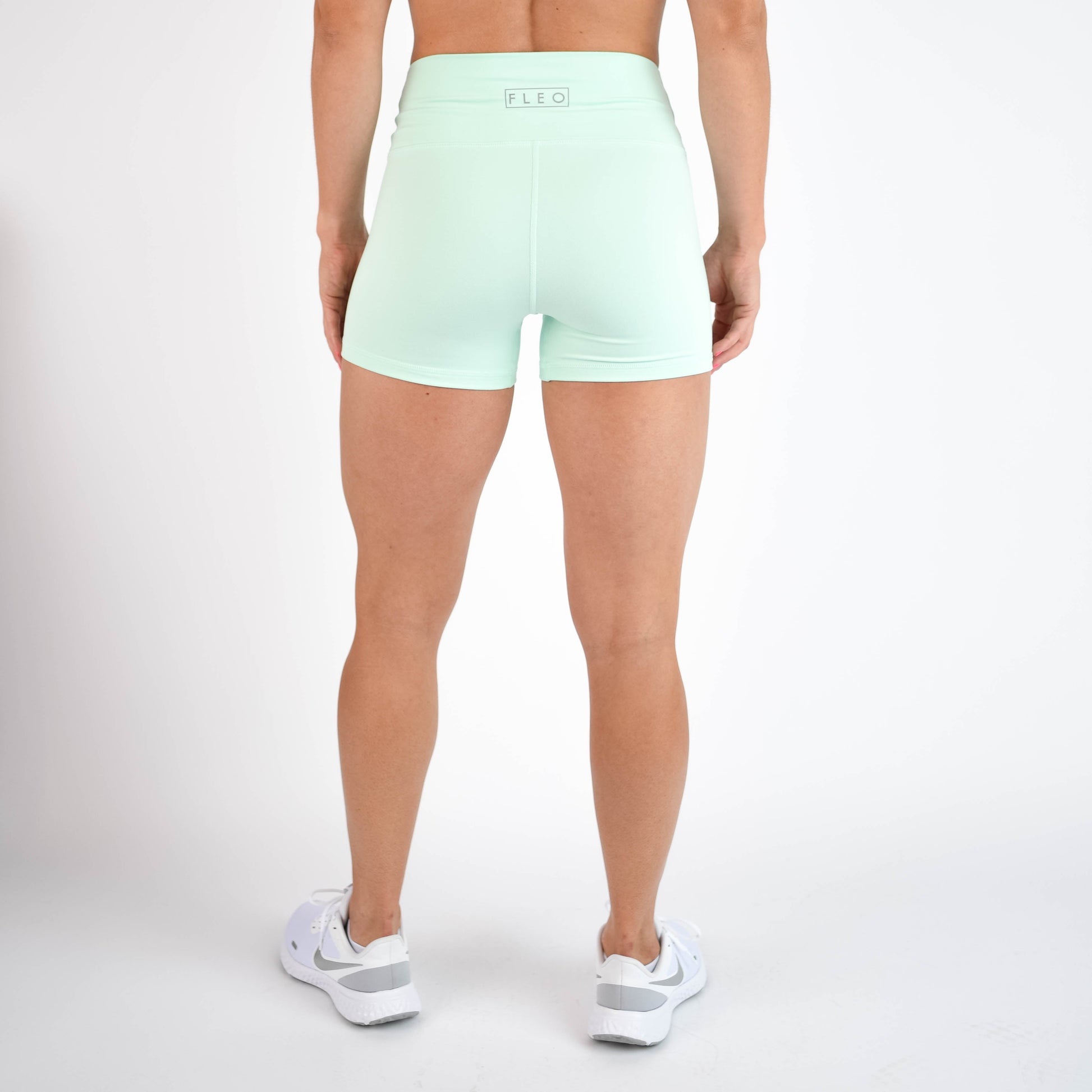 FLEO - V Waistband Short 3.5" - High Rise - Shorts - brook-green-5_a961fbc0-9984-4ff5-abc9-e2b6f6296c2c