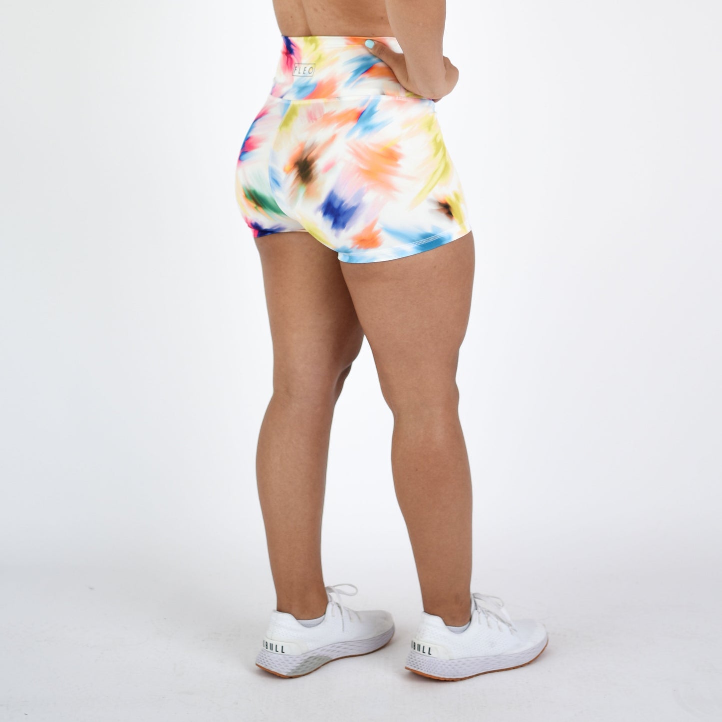 FLEO - True High Original Short 2.5" - Higher Rise - Shorts - brush-stroke-10