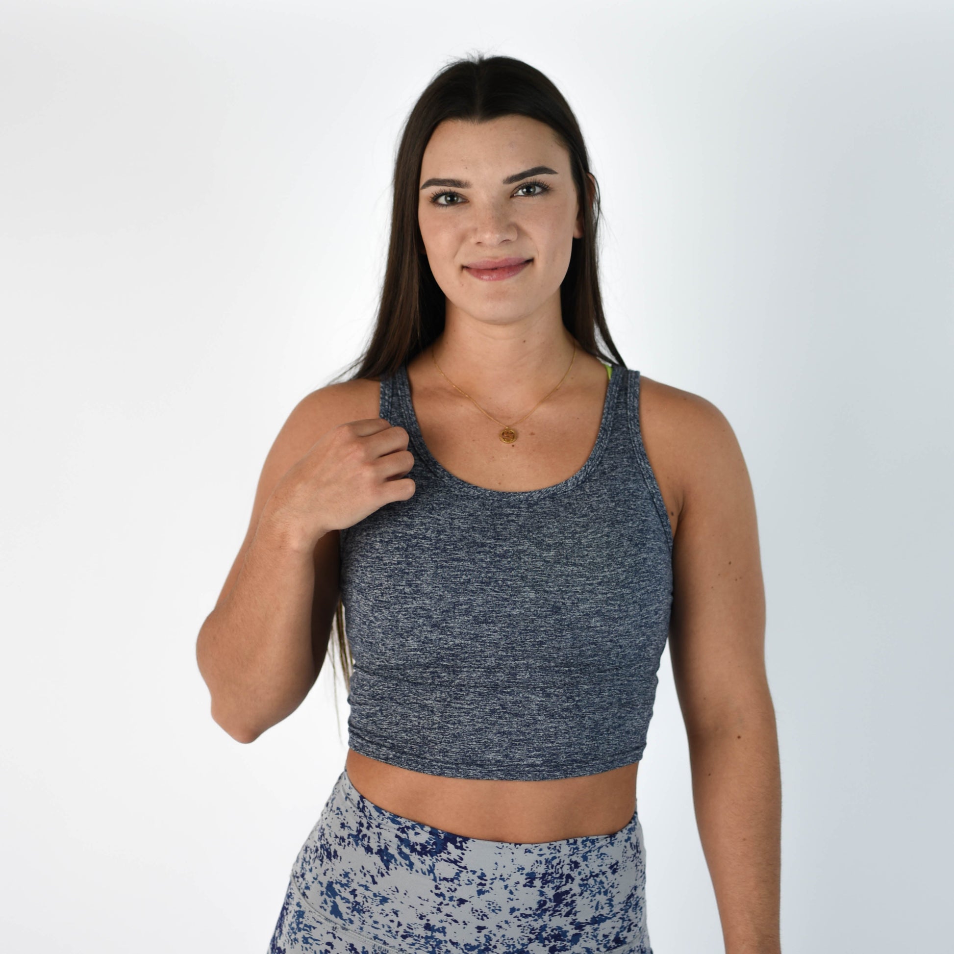 FLEO - Breeze Crop Tank - Fitted - Tank - carbon-2_0d232699-0a60-4055-a979-966f29bccf86
