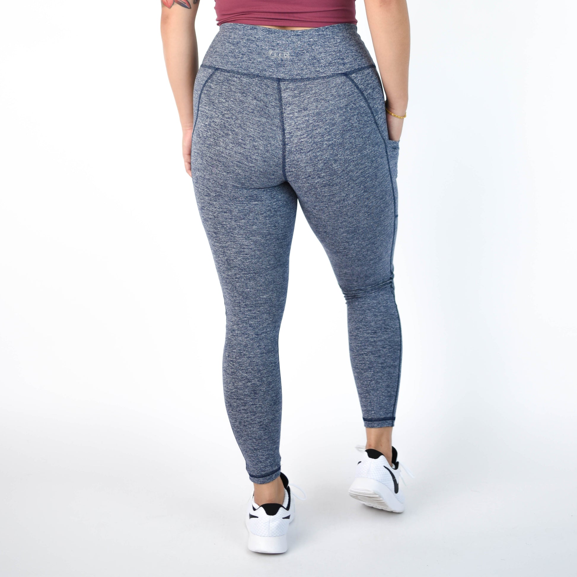 FLEO - Reverie Pocket Leggings 25" - High Rise - Leggings - carbon-5_2f08f399-5604-4e11-b170-f68bb07b164a