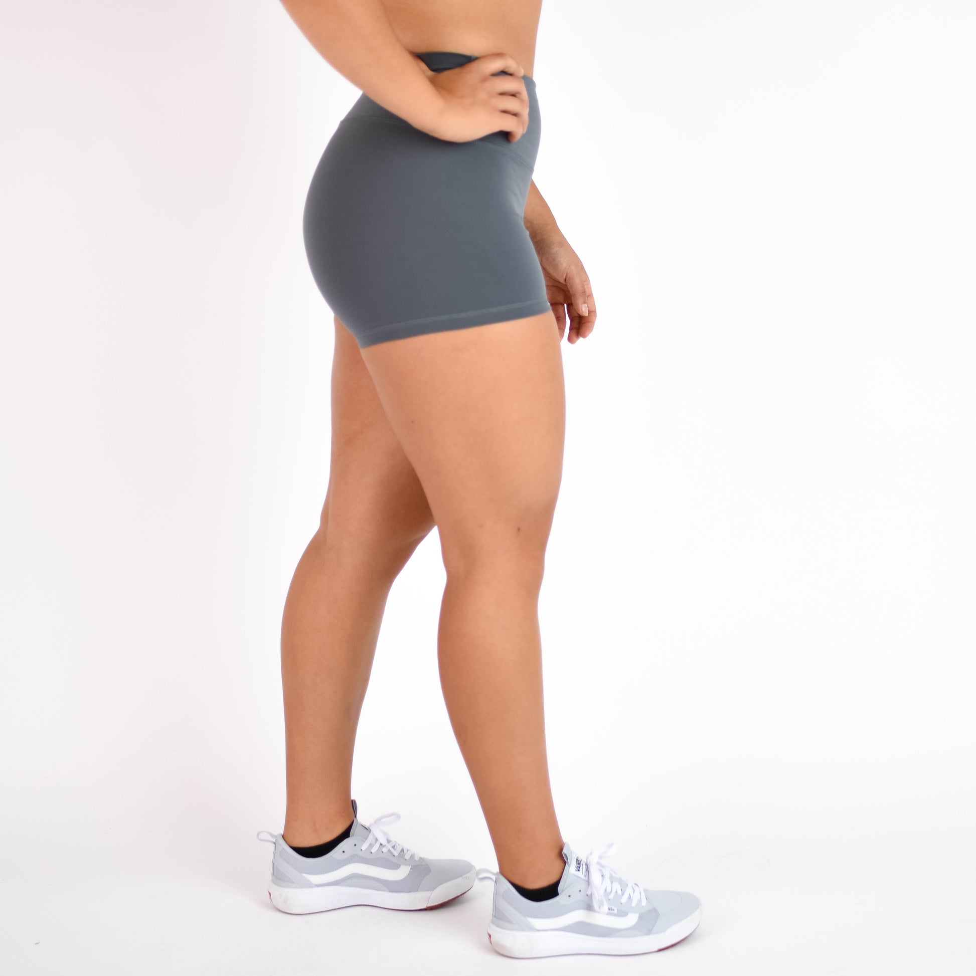 FLEO - True High Original Short 2.5" - Higher Rise - Shorts - castlerock-3_8d6f359c-518e-4bfc-978f-099bc9a7ed21