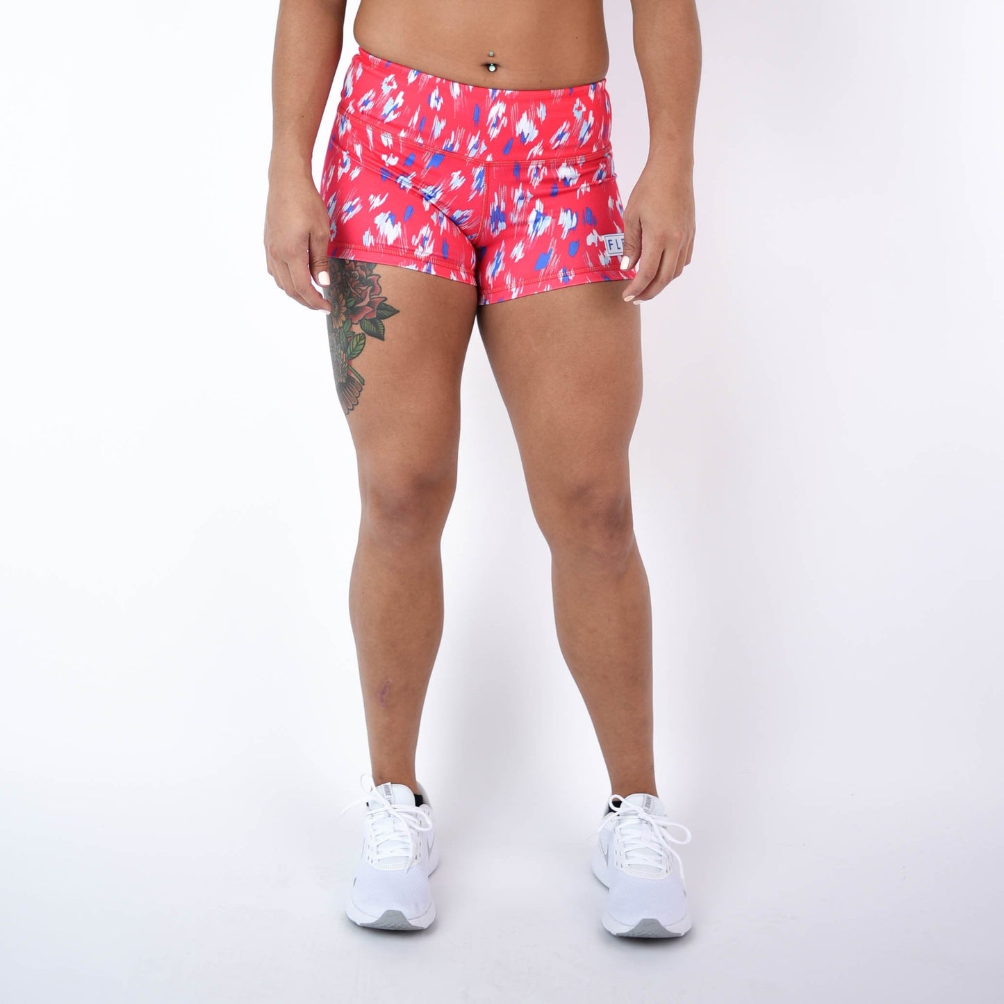 FLEO - 3.25 Short - Mid Rise - Shorts - cayenne-mystique-1