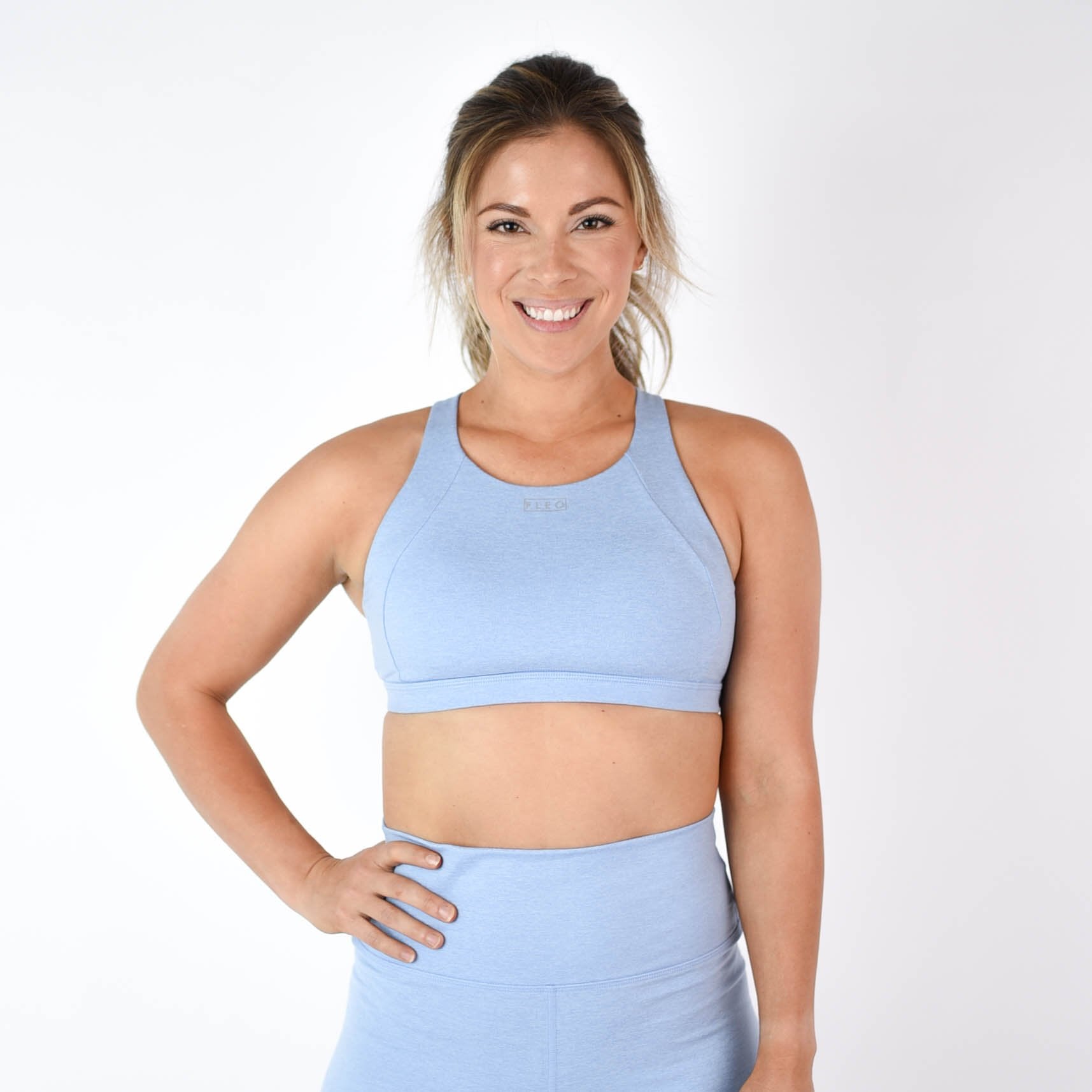 FLEO - Jourdaine Sports Bra - Medium Support - Sports Bra - chambray-2