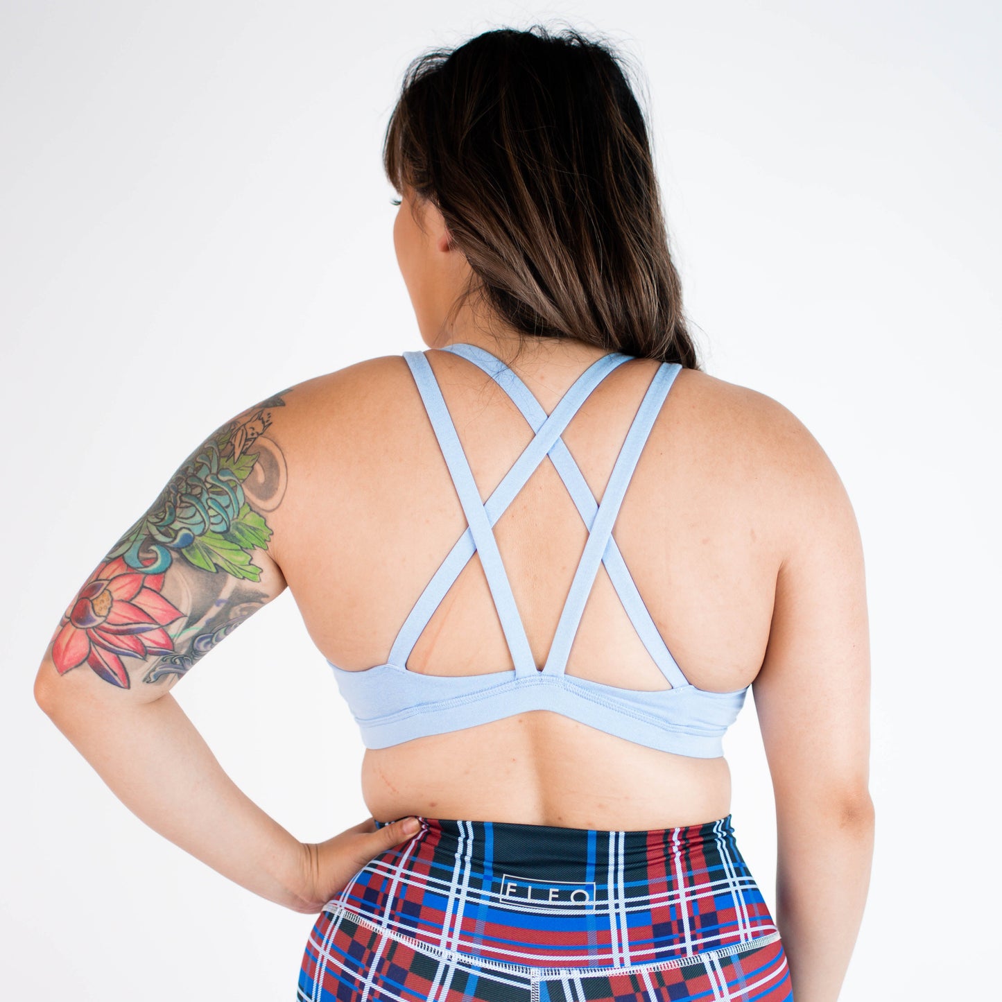 FLEO - Isla Sports Bra - Medium Support - Sports Bra - chambray-sky-10