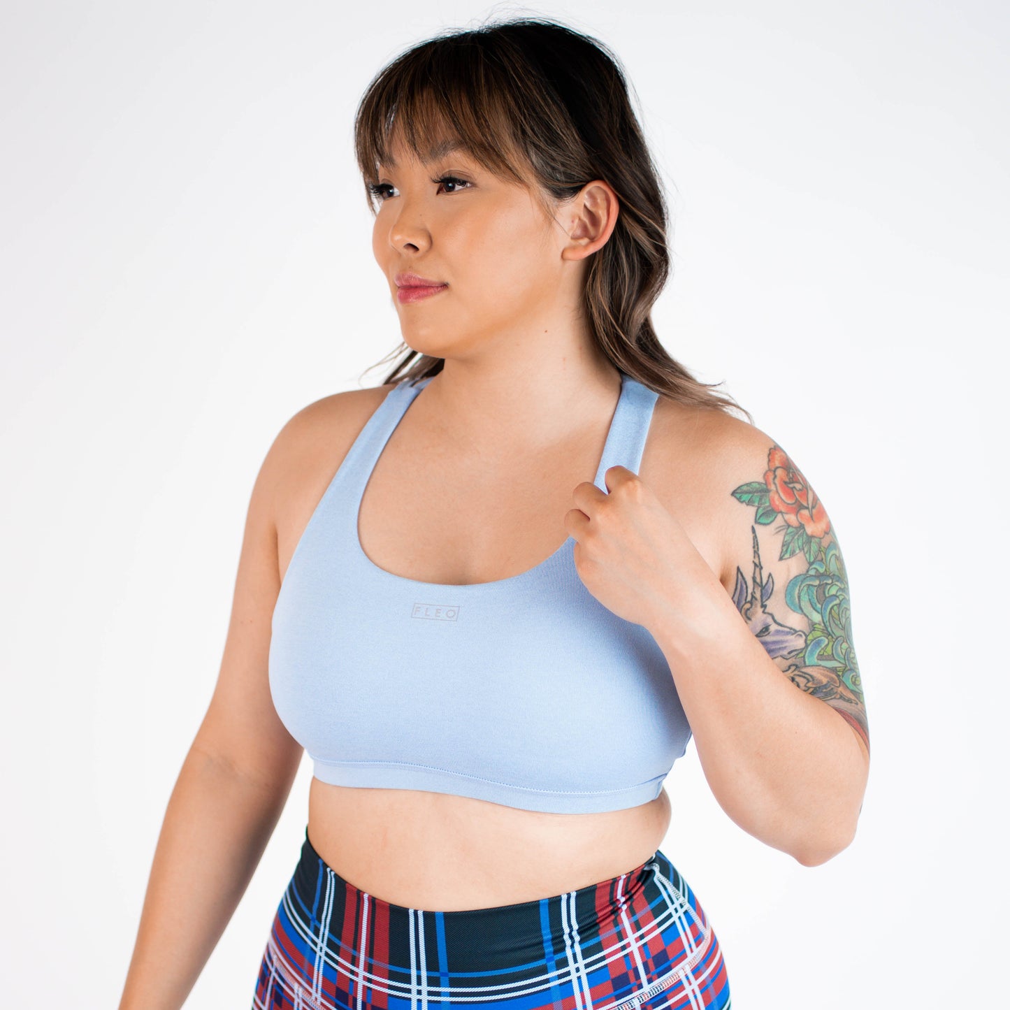 FLEO - Isla Sports Bra - Medium Support - Sports Bra - chambray-sky-7