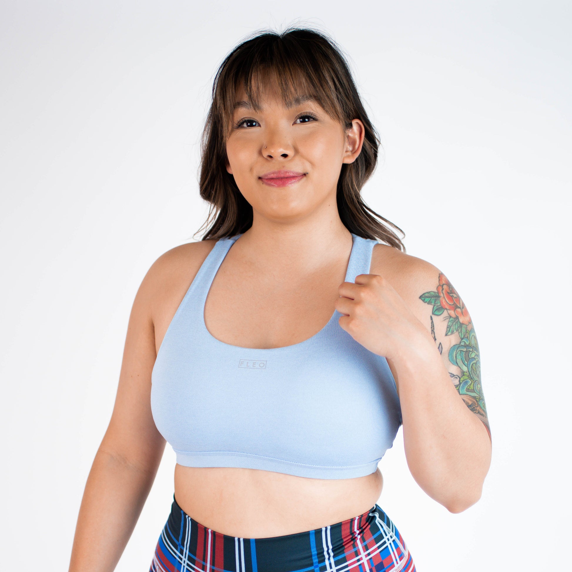 FLEO - Isla Sports Bra - Medium Support - Sports Bra - chambray-sky-8