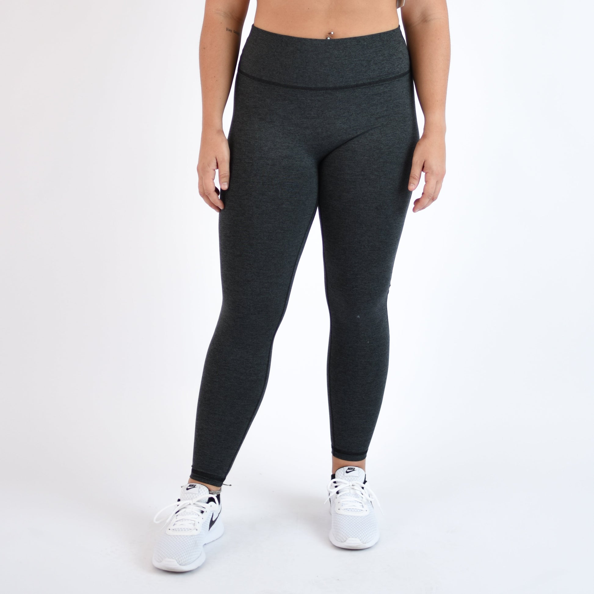FLEO - Charge Leggings 25" - No Front Seam - Higher Rise - Leggings - charcoal-1_34da5ee0-ffdd-4222-8e7f-3c2b5823c6fa