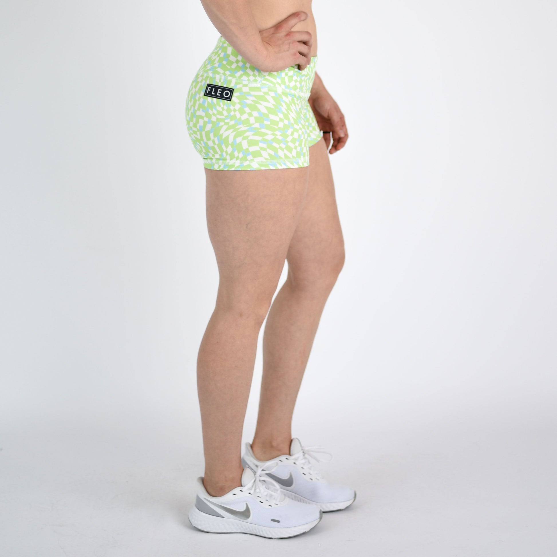 FLEO - Original Short 2.5" - Mid Rise - Shorts - checkswirl-3