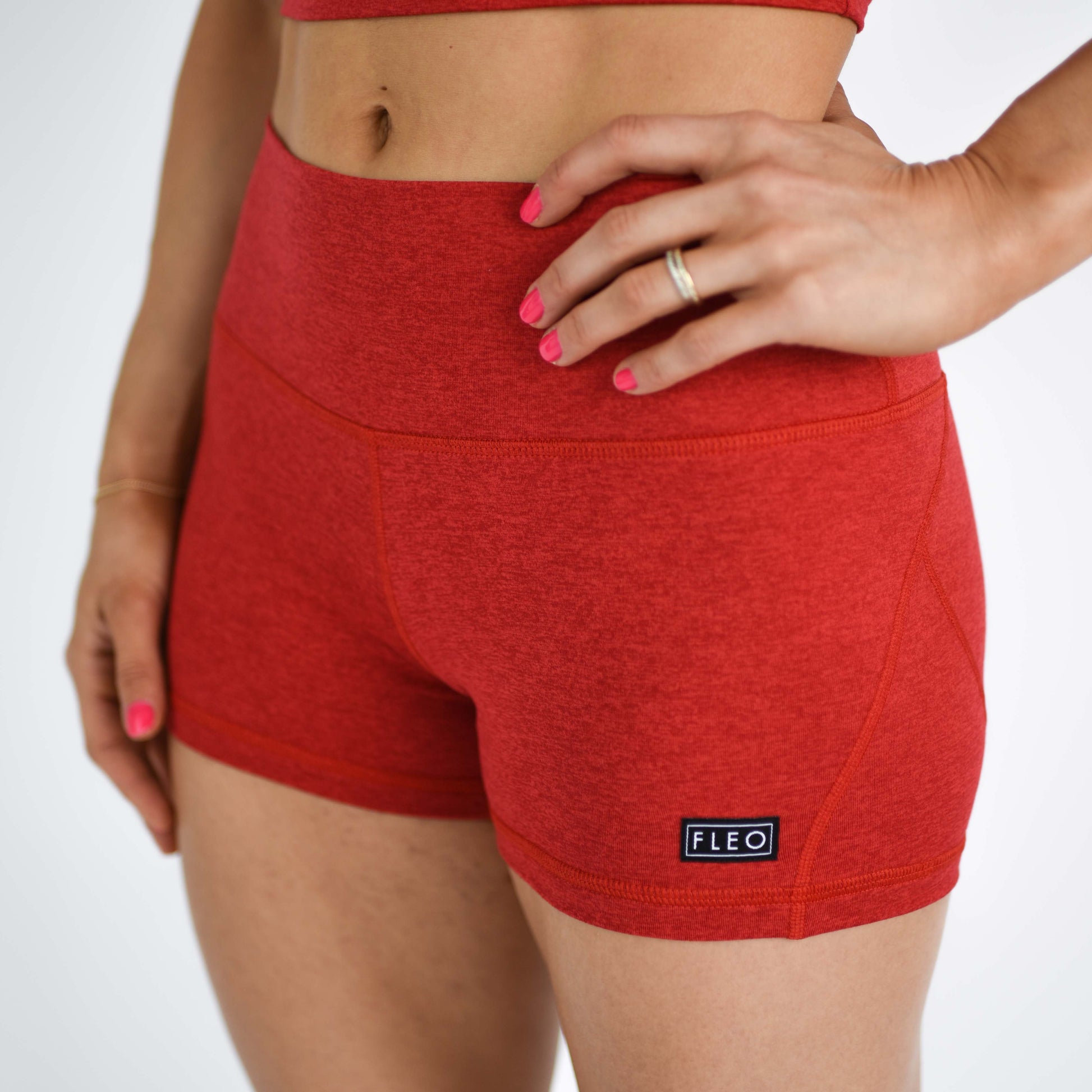 FLEO - Apex Contour Short 3.25" - Mid Rise - Shorts - chili-3