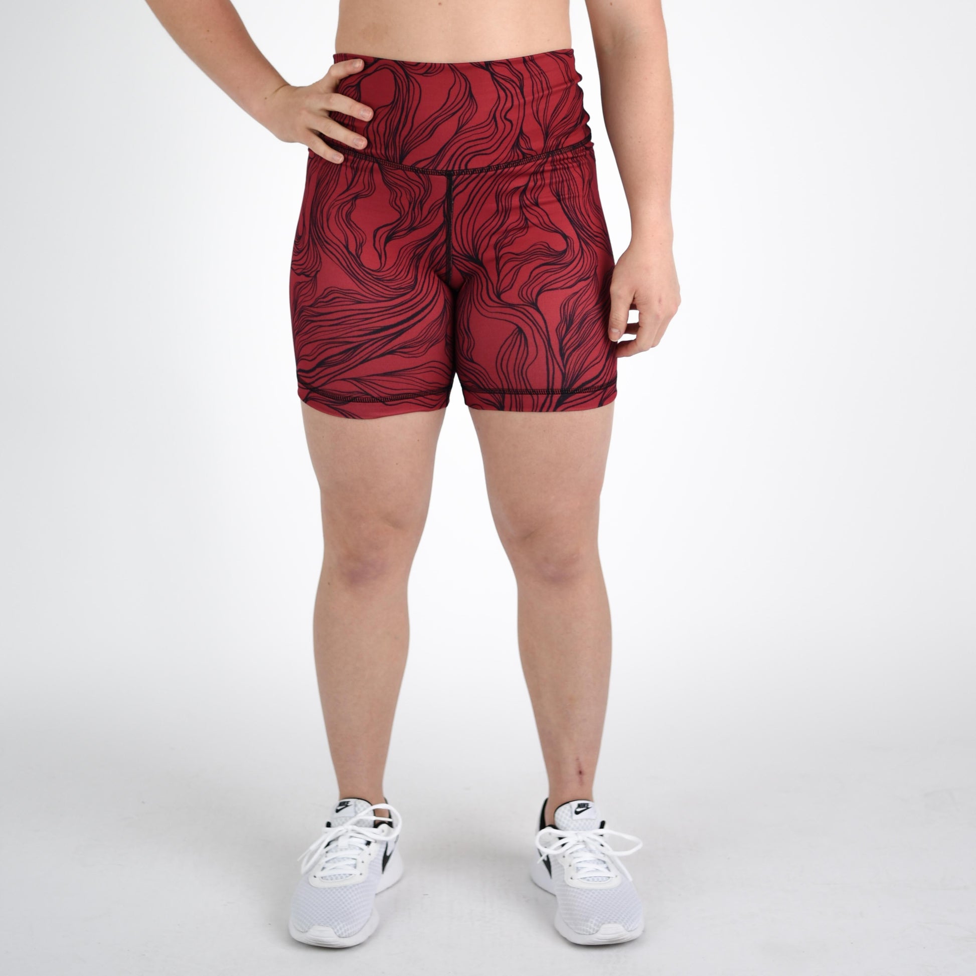 FLEO - Biker Short 6" - High Rise - Shorts - chili-dash-1_35015452-dba2-45b7-9ccf-04b7cd840c50