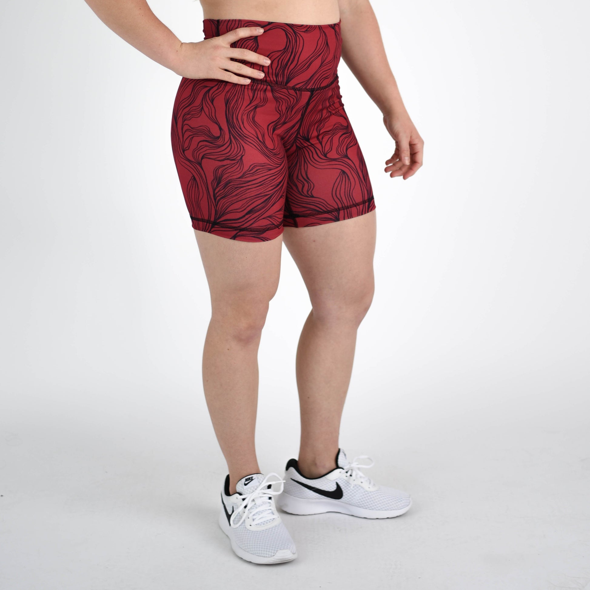 FLEO - Biker Short 6" - High Rise - Shorts - chili-dash-2_15f1fc84-b2e0-4e8a-820f-4fd457fccfc3