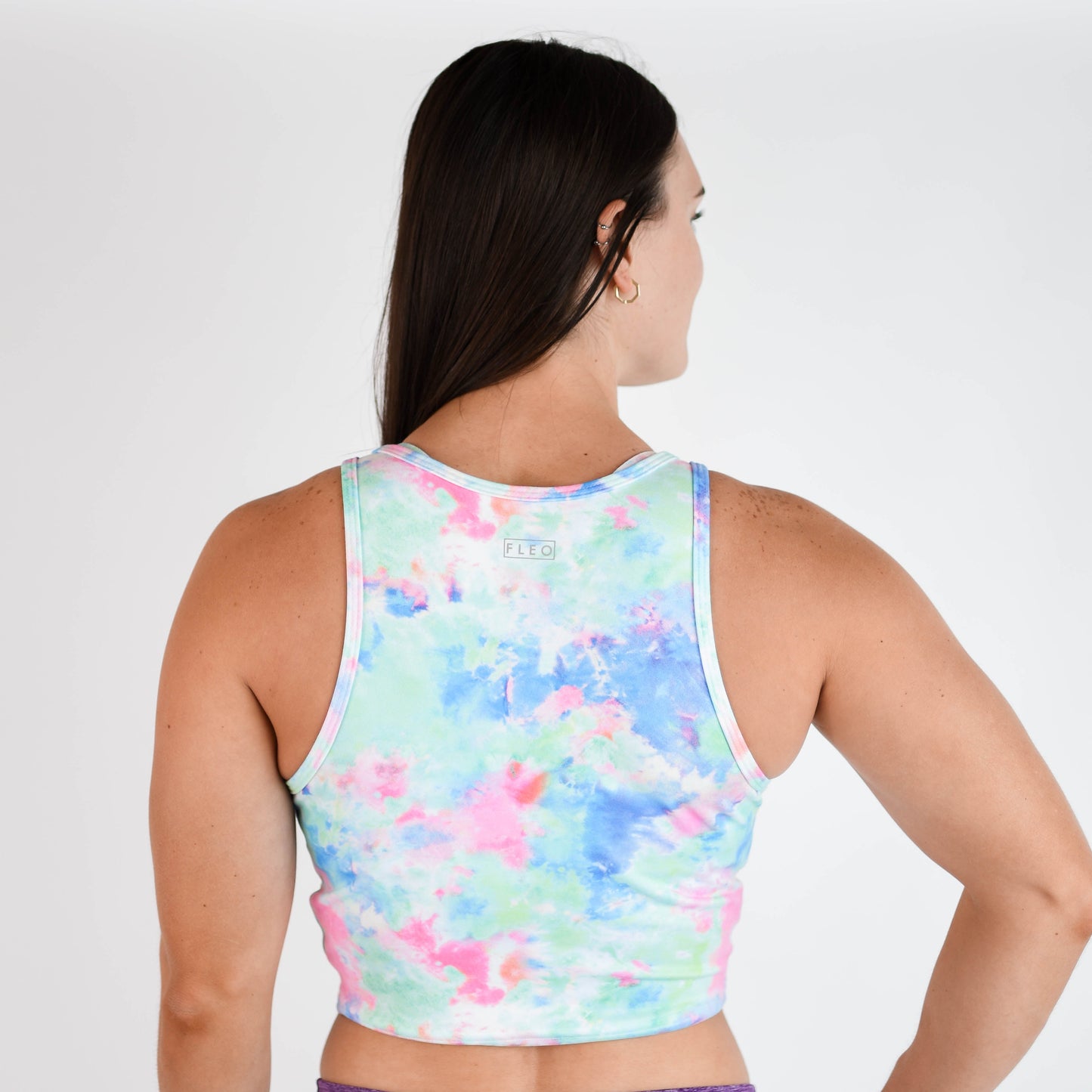 FLEO - Tempo Crop Tank - Fitted - Tank - cloudwish-4_3adb34da-718e-463e-a9c2-ae6f338914f3