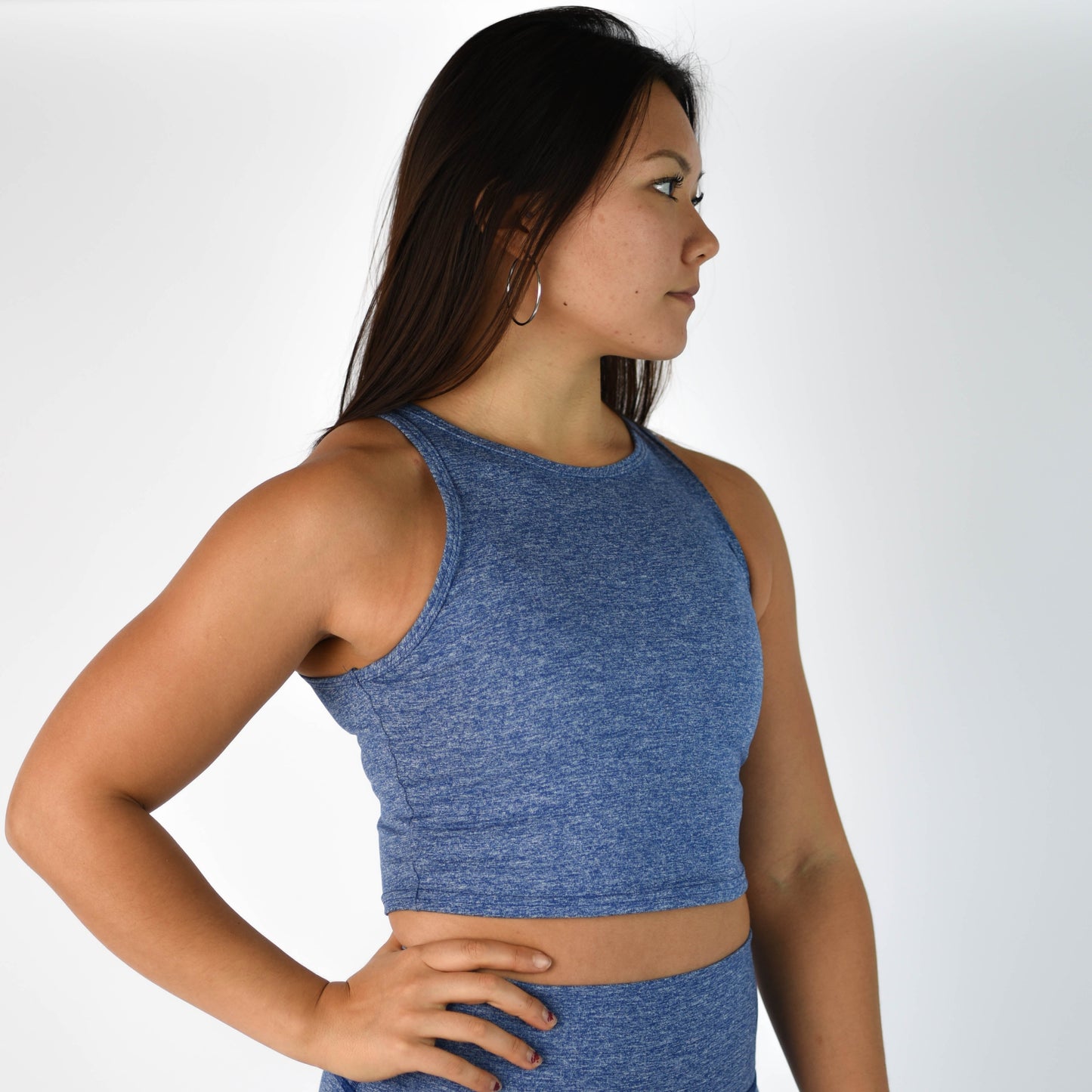 FLEO - Tempo Crop Tank - Fitted - Tank - cobalt-white-3_f0d42120-834c-41f1-9c75-00b702bc3664