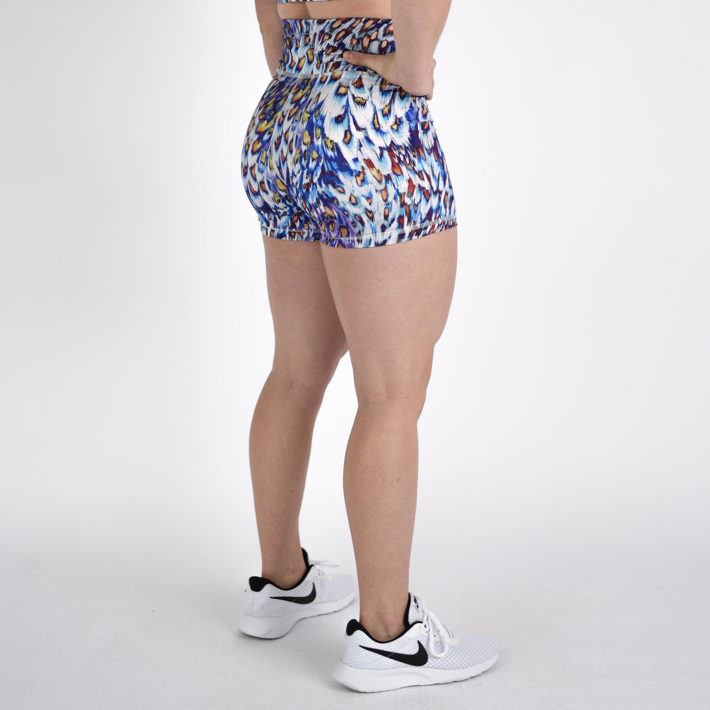 FLEO - True High Short 4" - Higher Rise - Shorts - cold-feather-4_c216347d-228a-4bec-97d0-7de038cb1ed5