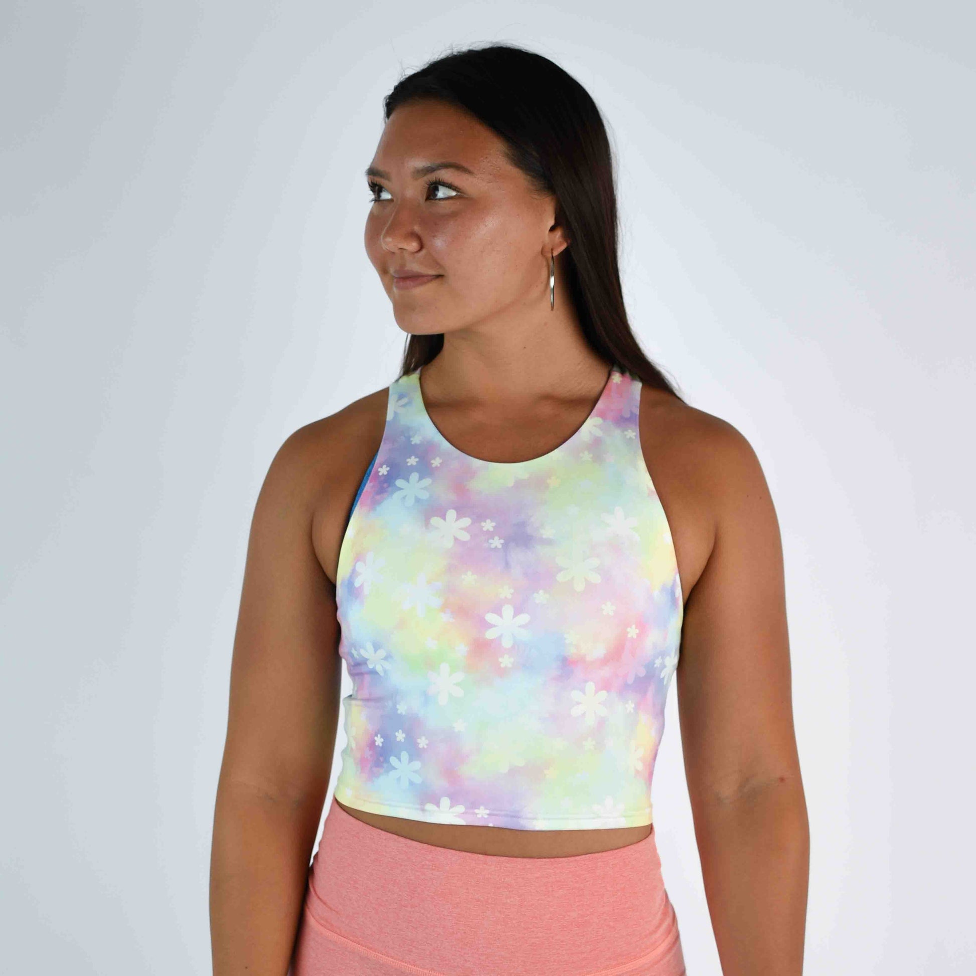 FLEO - Vault Crop Tank - Fitted - Tank - daisy-sherb-1-2