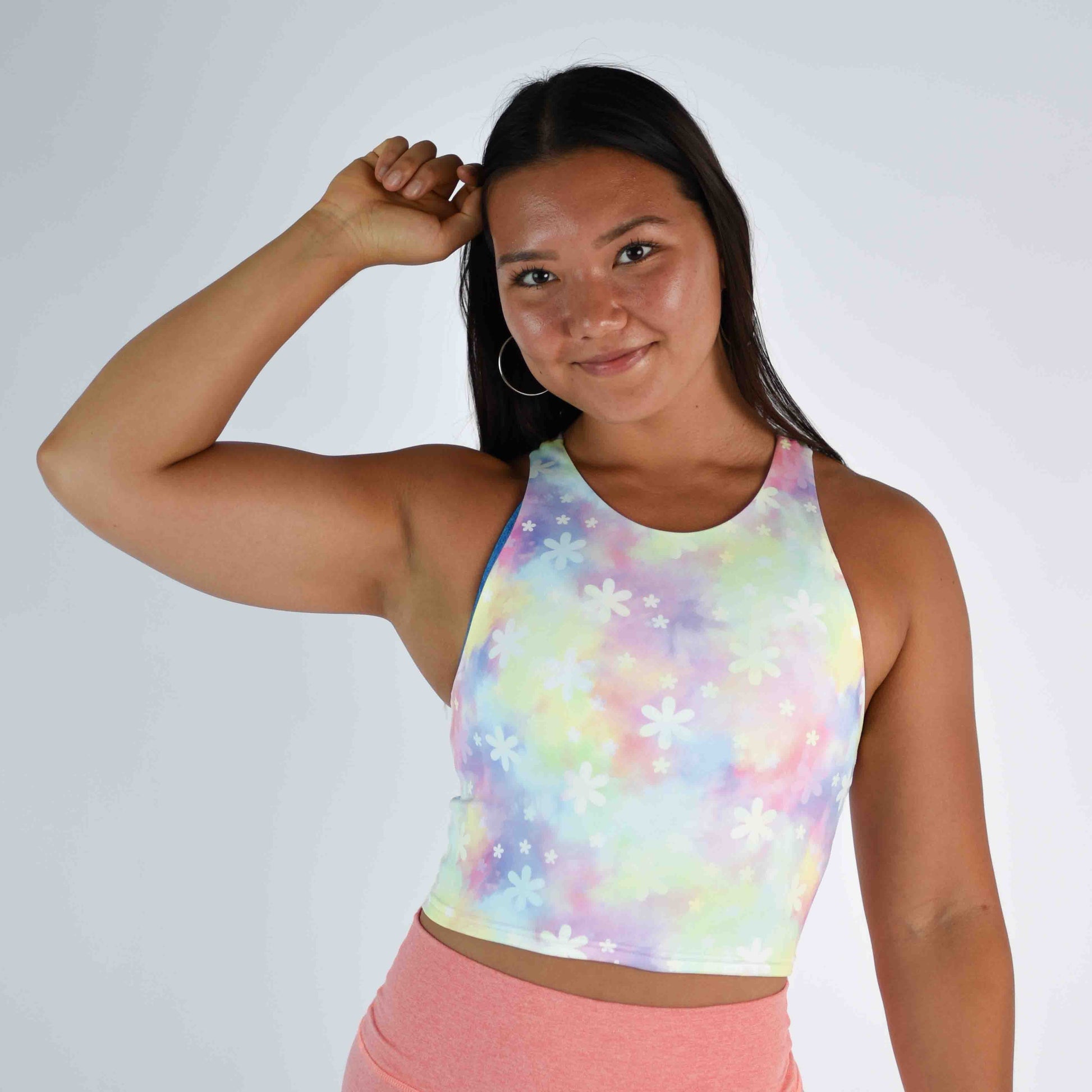 FLEO - Vault Crop Tank - Fitted - Tank - daisy-sherb-1_4872ade3-c020-4f53-9a69-27c45895db95