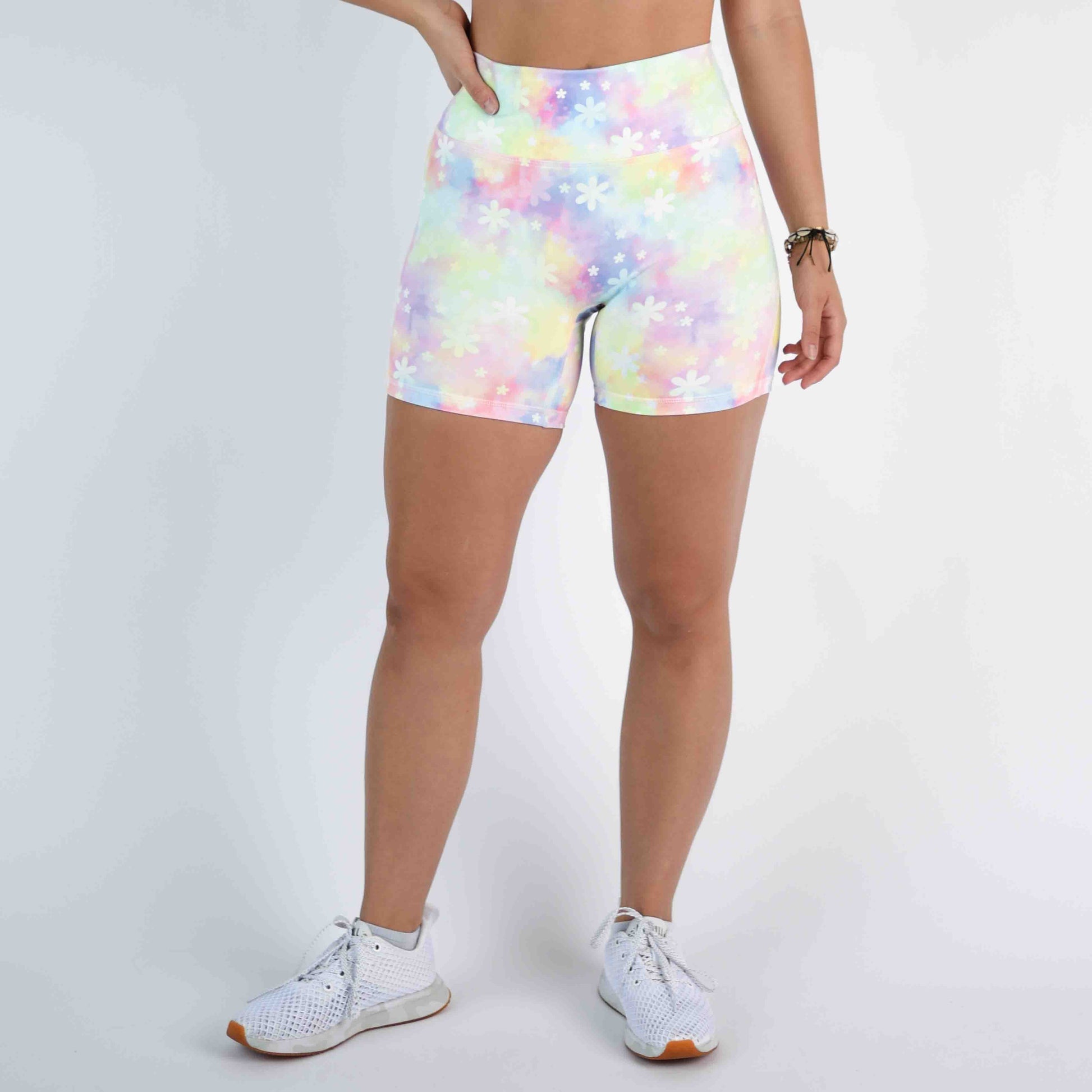 FLEO - Charge Short 5" - No Front Seam - Higher Rise - Shorts - daisy-sherbert-1