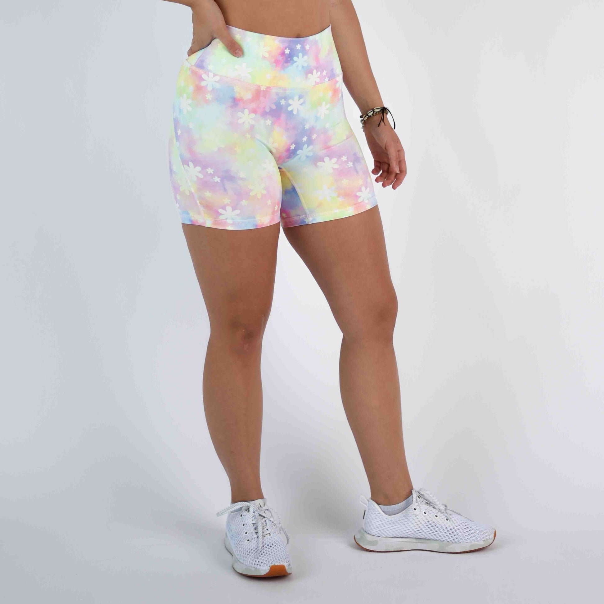 FLEO - Charge Short 5" - No Front Seam - Higher Rise - Shorts - daisy-sherbert-2