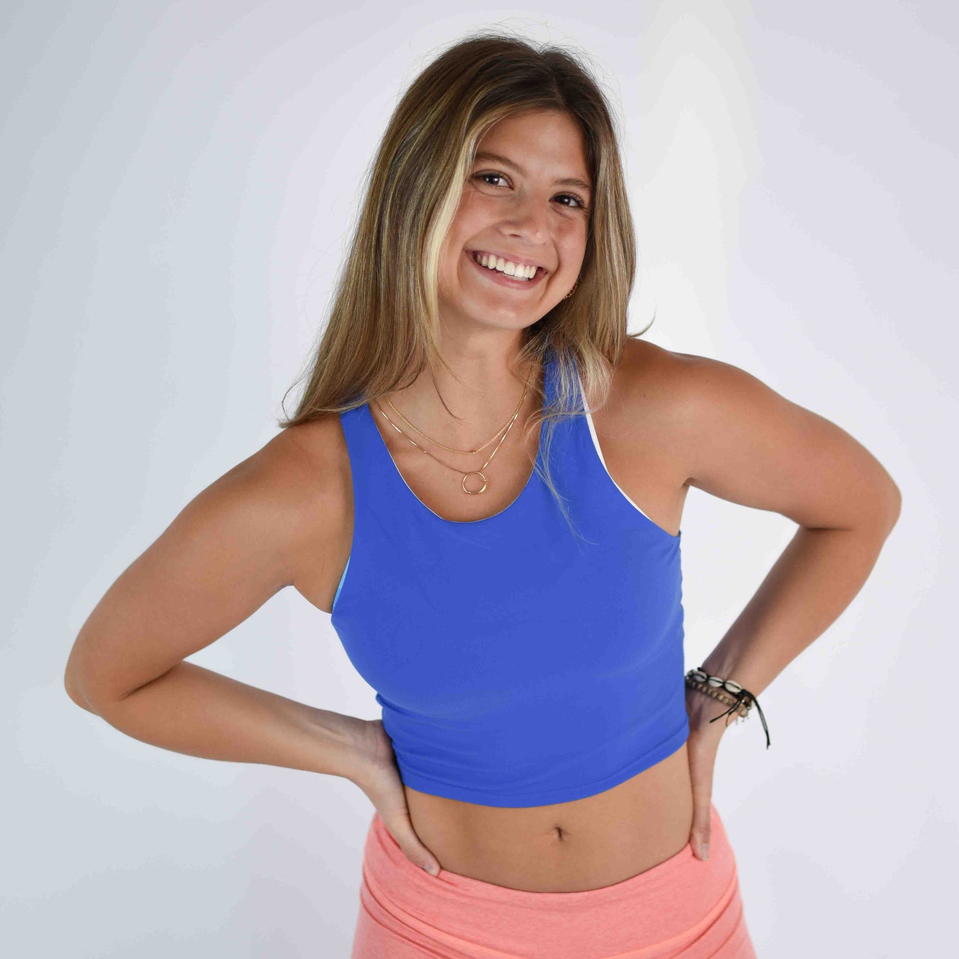 FLEO - Vault Crop Tank - Fitted - Tank - dazzling-blue-2_7afb344c-3b22-45ee-af34-b1ef18f6f2d8
