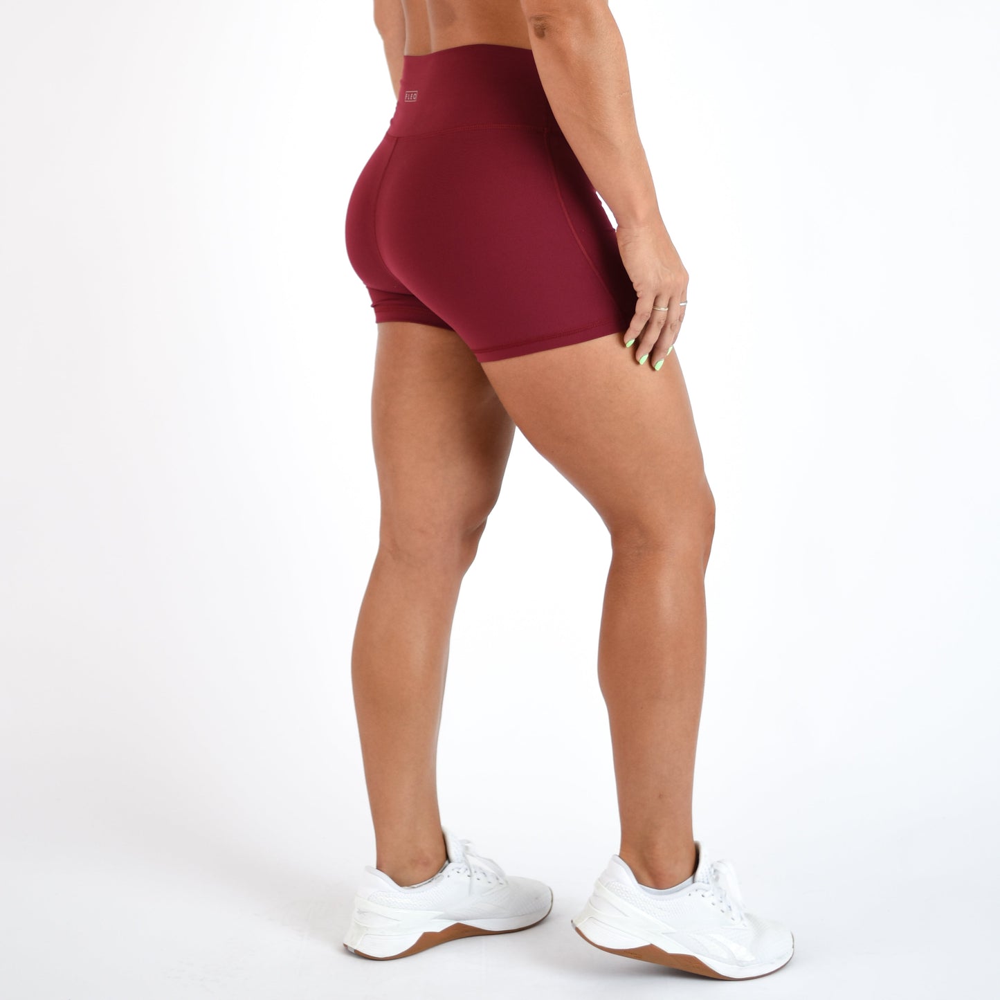 FLEO - Ascend Short 3.25" - No Front Seam - Higher Rise - Shorts - deepred-5_7af2b281-abc8-4a93-a42f-9eafc271d755