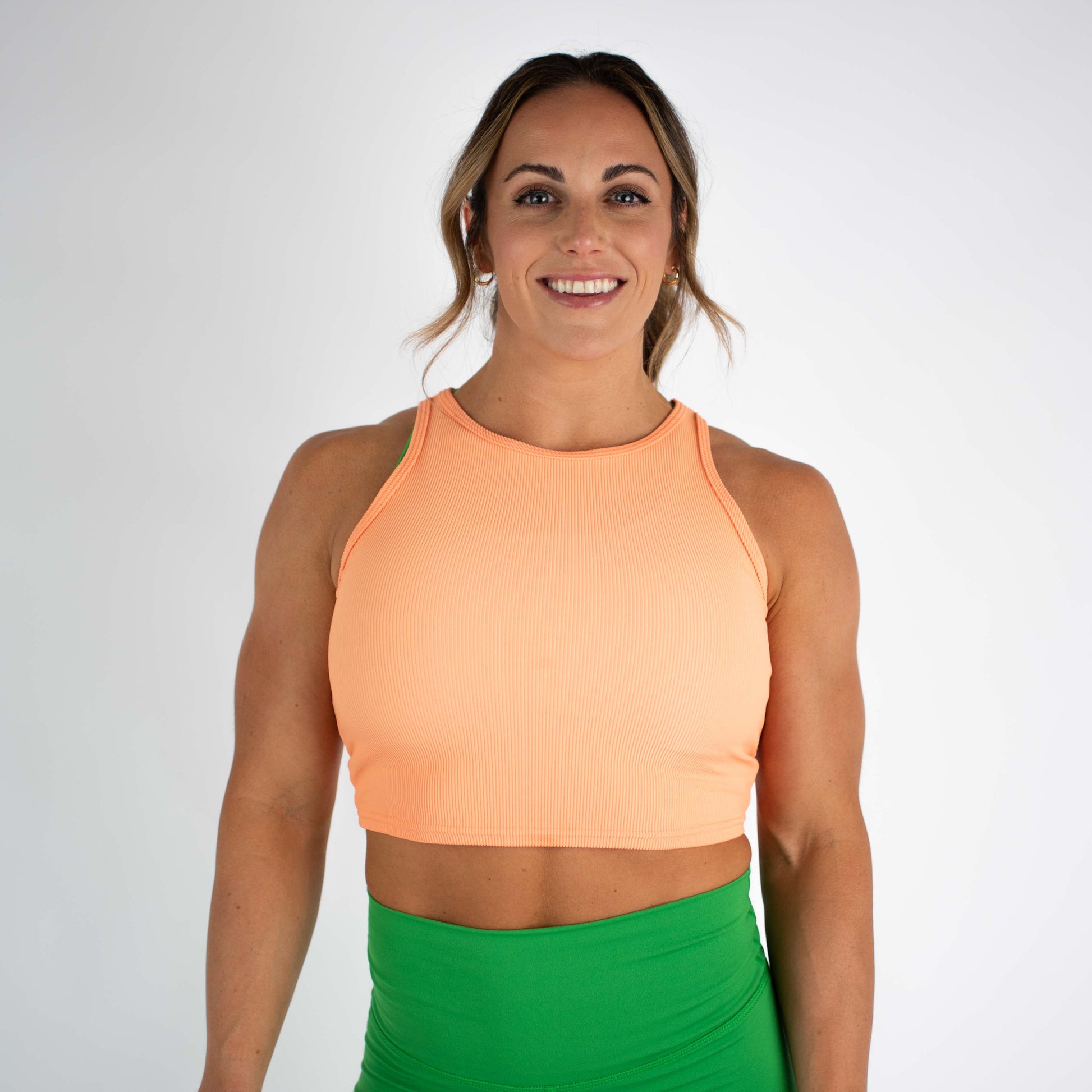 FLEO - Tempo Crop Tank - Fitted - Tank - dreamsicle-2