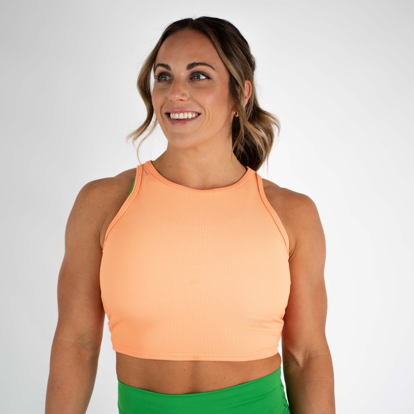 FLEO - Tempo Crop Tank - Fitted - Tank - dreamsicle-3