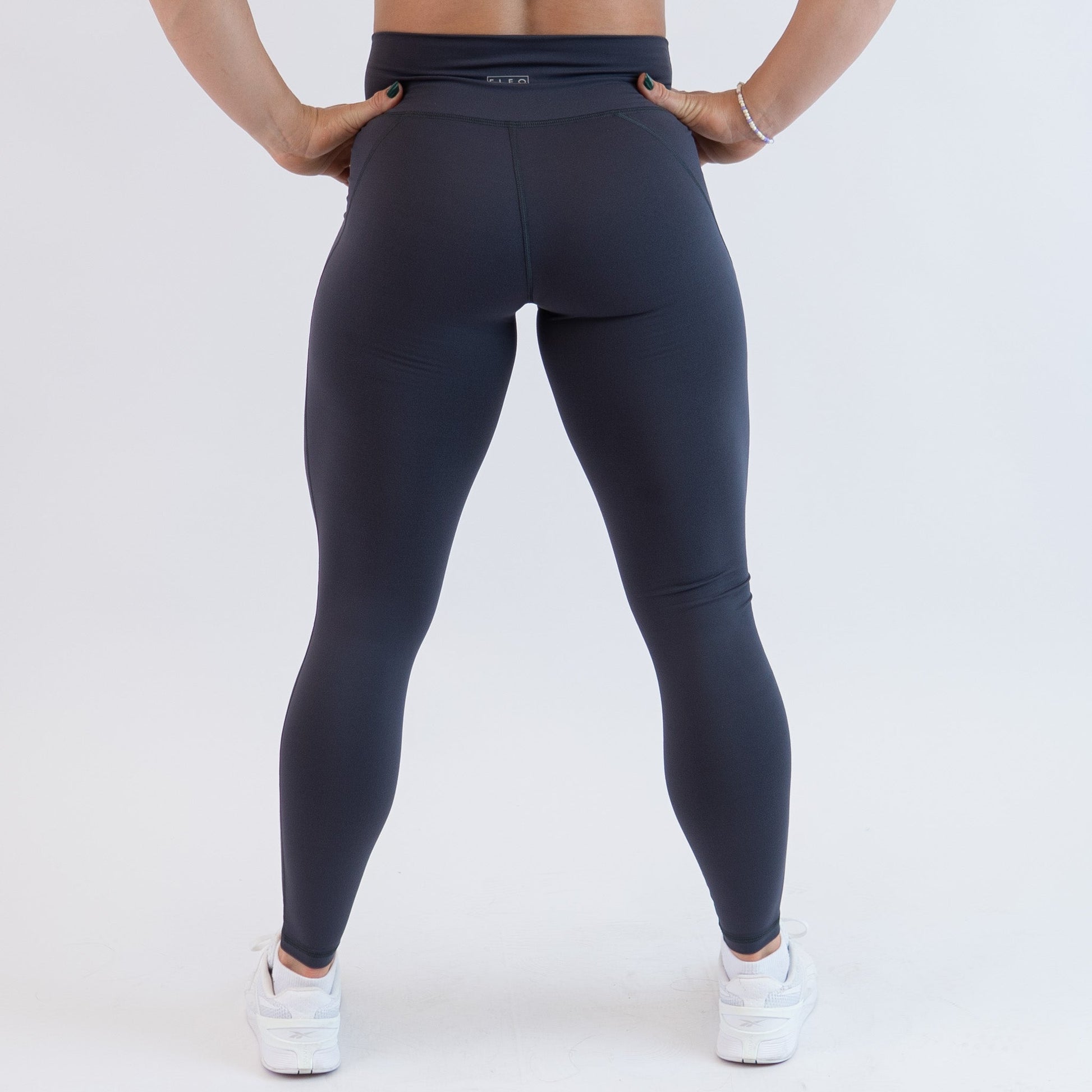 FLEO - Charge Leggings 25" - No Front Seam - Higher Rise - Leggings - ebonychargeleggin-4