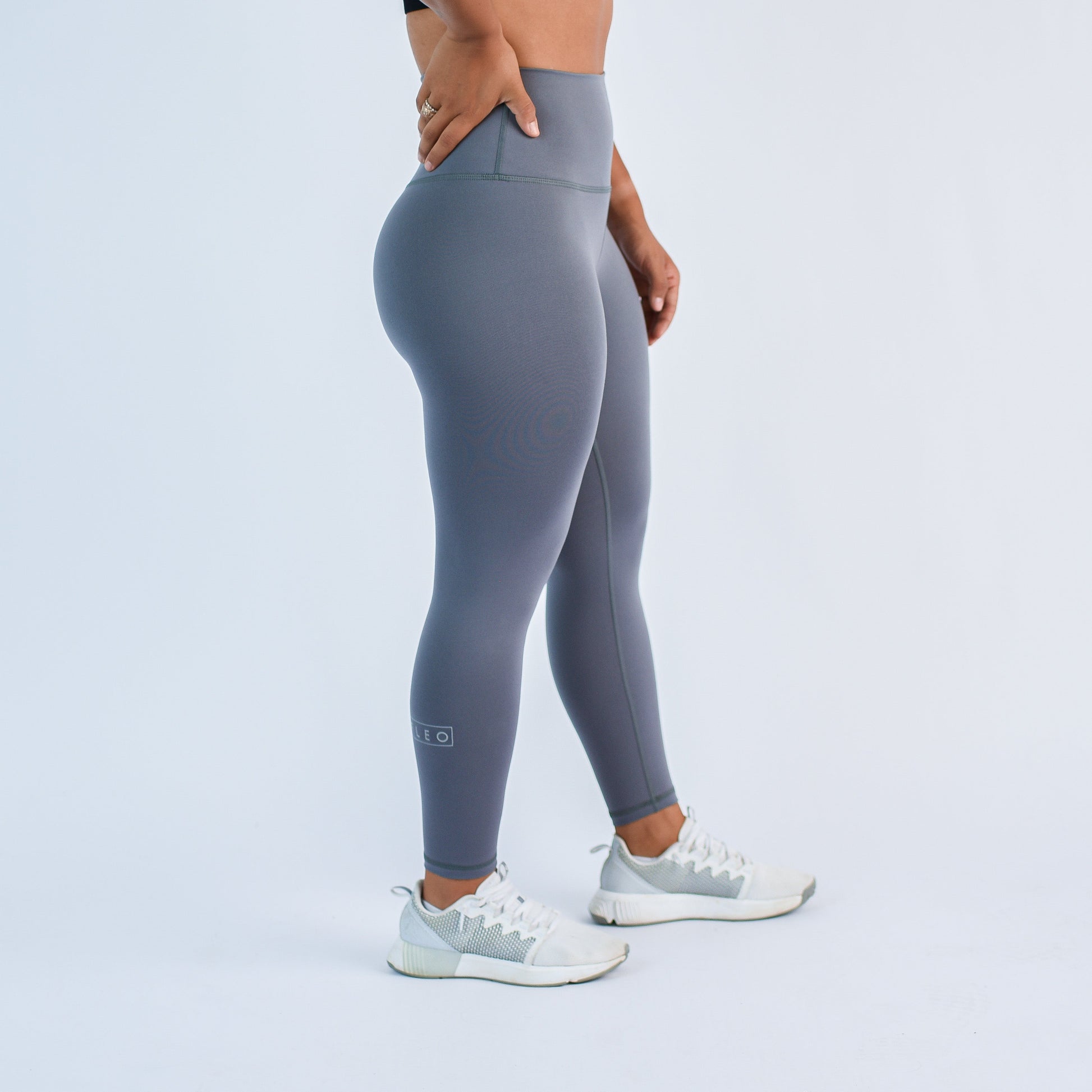 FLEO - El Toro Leggings 21" - High Rise - Leggings - eltoro21smokedpearl-2