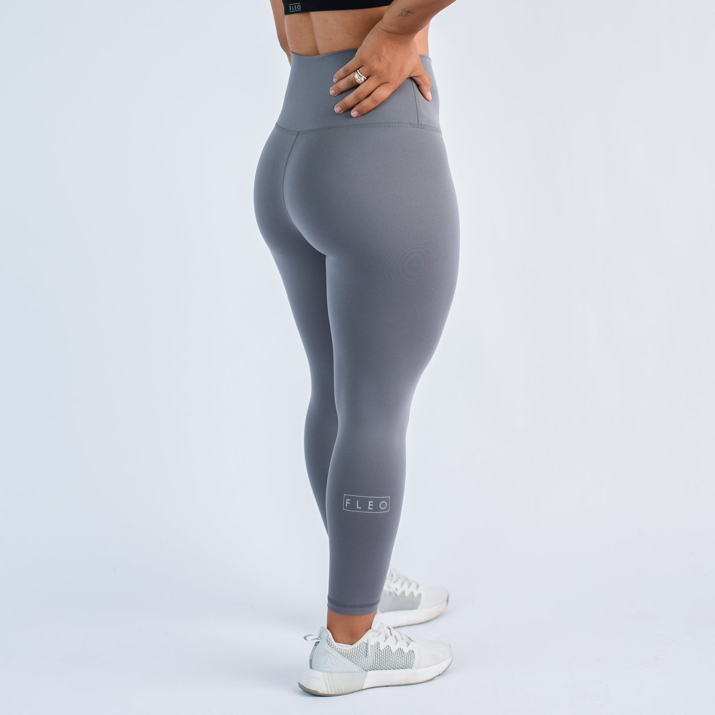 FLEO - El Toro Leggings 21" - High Rise - Leggings - eltoro21smokedpearl-4