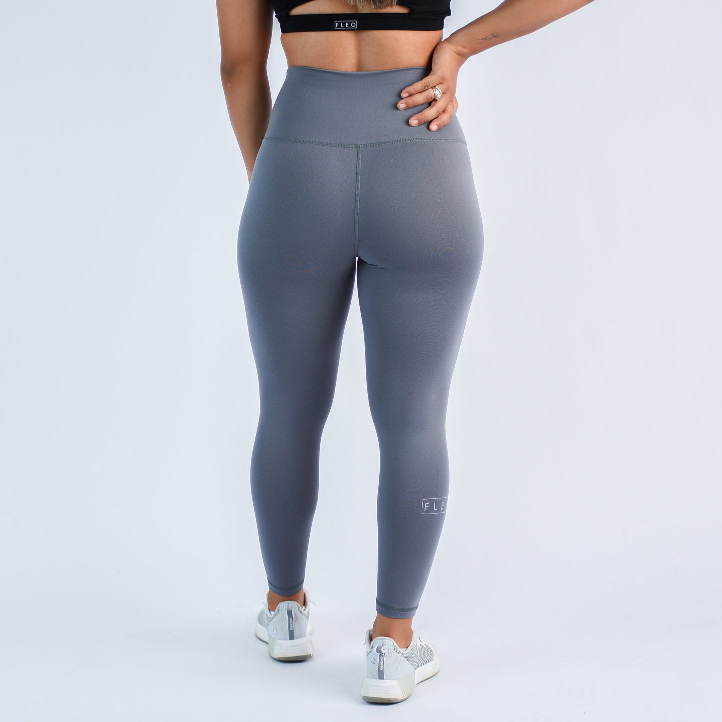 FLEO - El Toro Leggings 21" - High Rise - Leggings - eltoro21smokedpearl-5