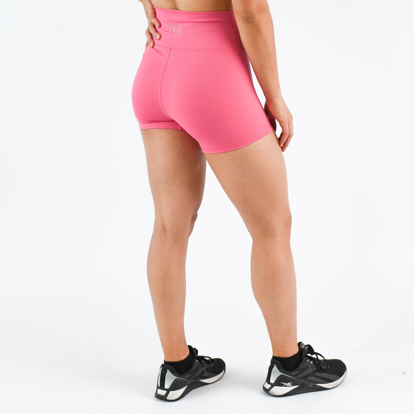 FLEO - V Waistband Short 3.5" - High Rise - Shorts - fandango-pink-4