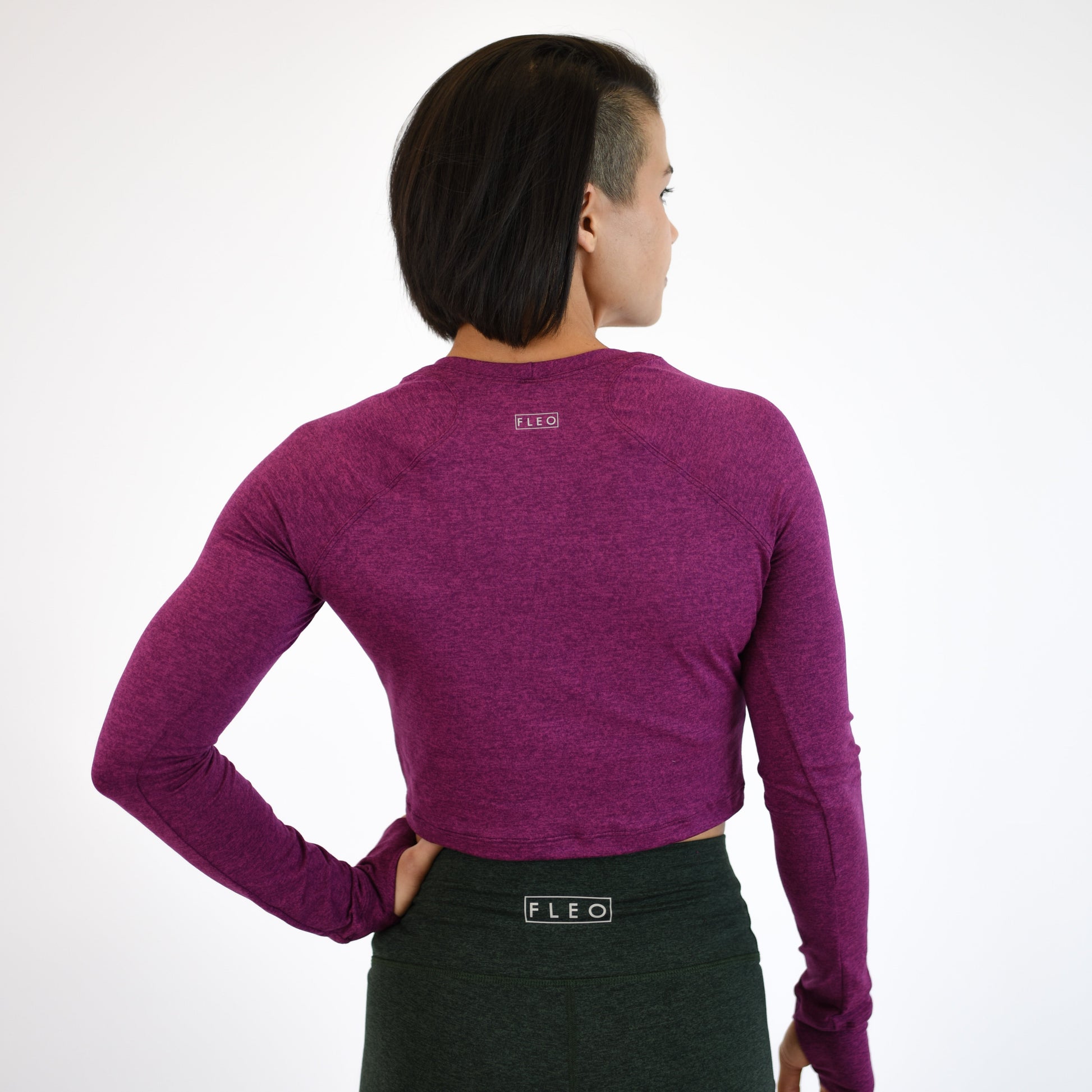 FLEO - Foundation Crop Long Sleeve - Long Sleeve - festival-fuschia-5_8dc6d83a-d213-4b3e-9f15-0acc3d2254a8