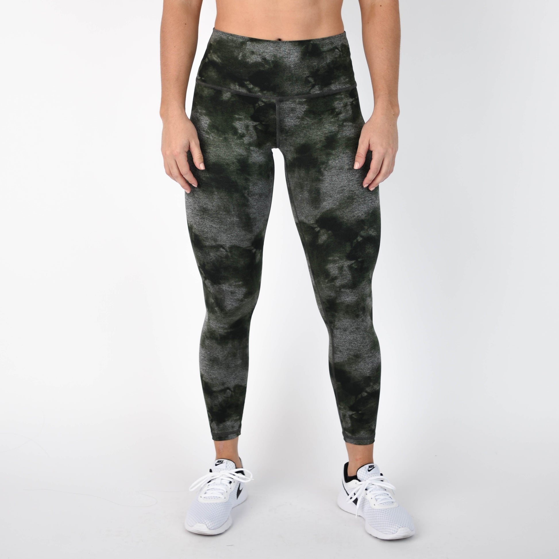 FLEO - El Toro Leggings 25" - High Rise - Leggings - forest-smoke-1