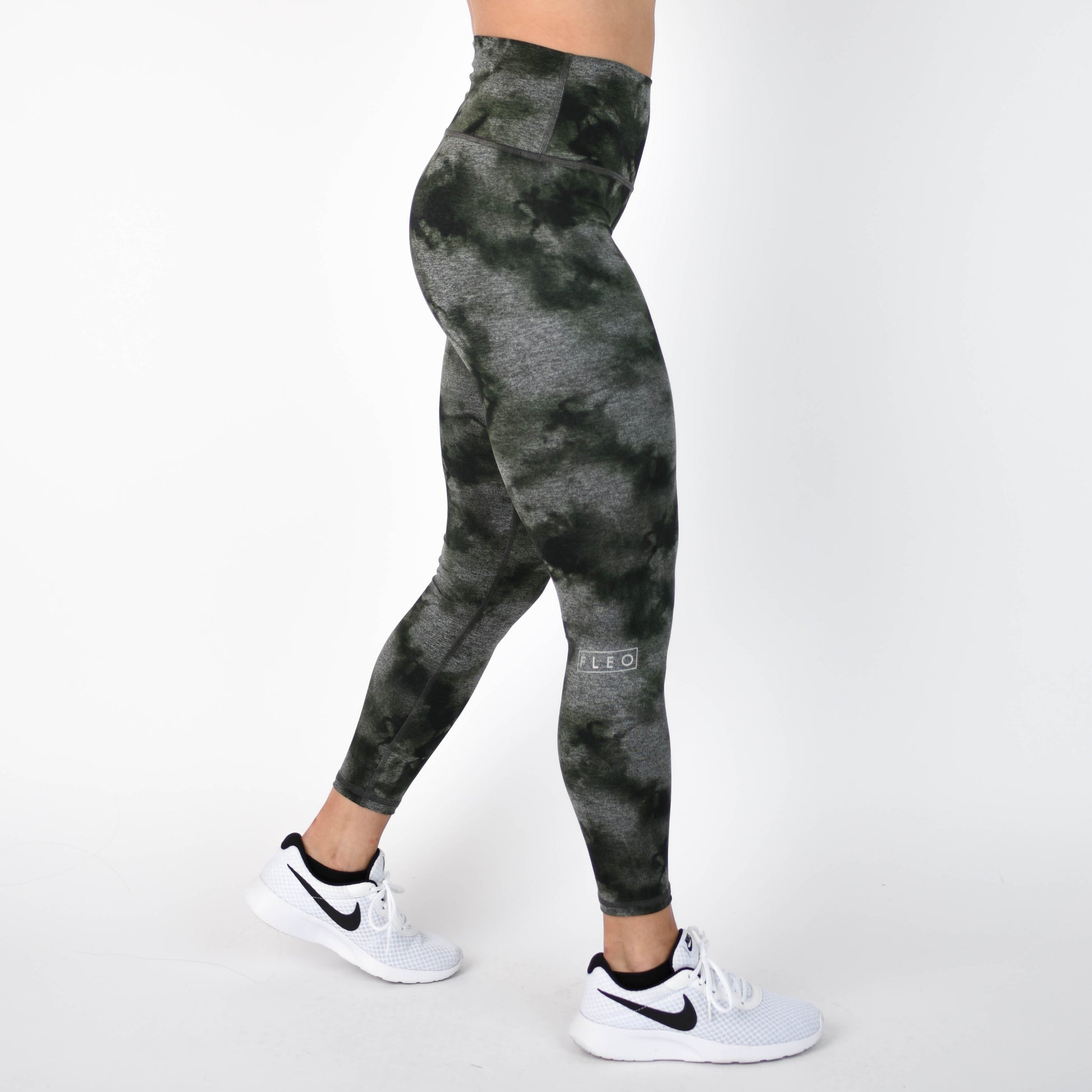 FLEO - El Toro Leggings 25" - High Rise - Leggings - forest-smoke-3