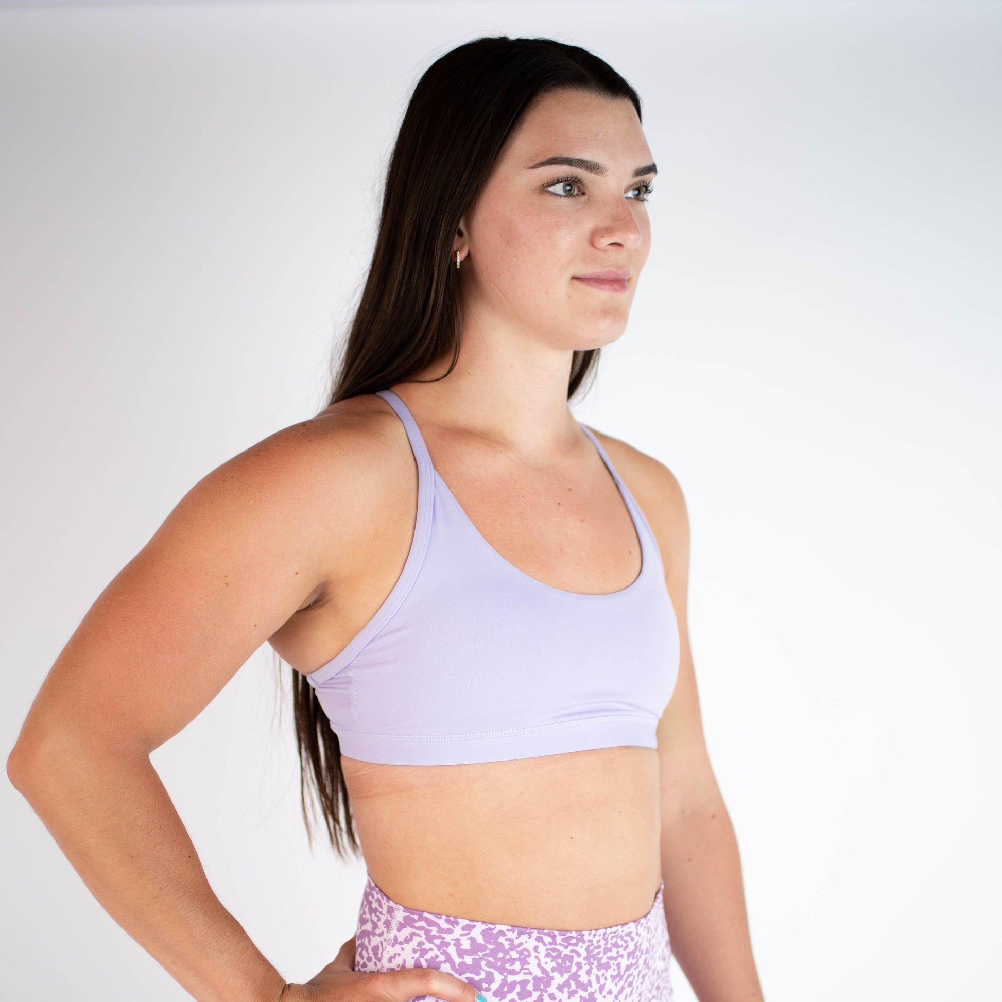 FLEO - Cami Sports Bra - Light Support - Sports Bra - frozen-amethyst-3