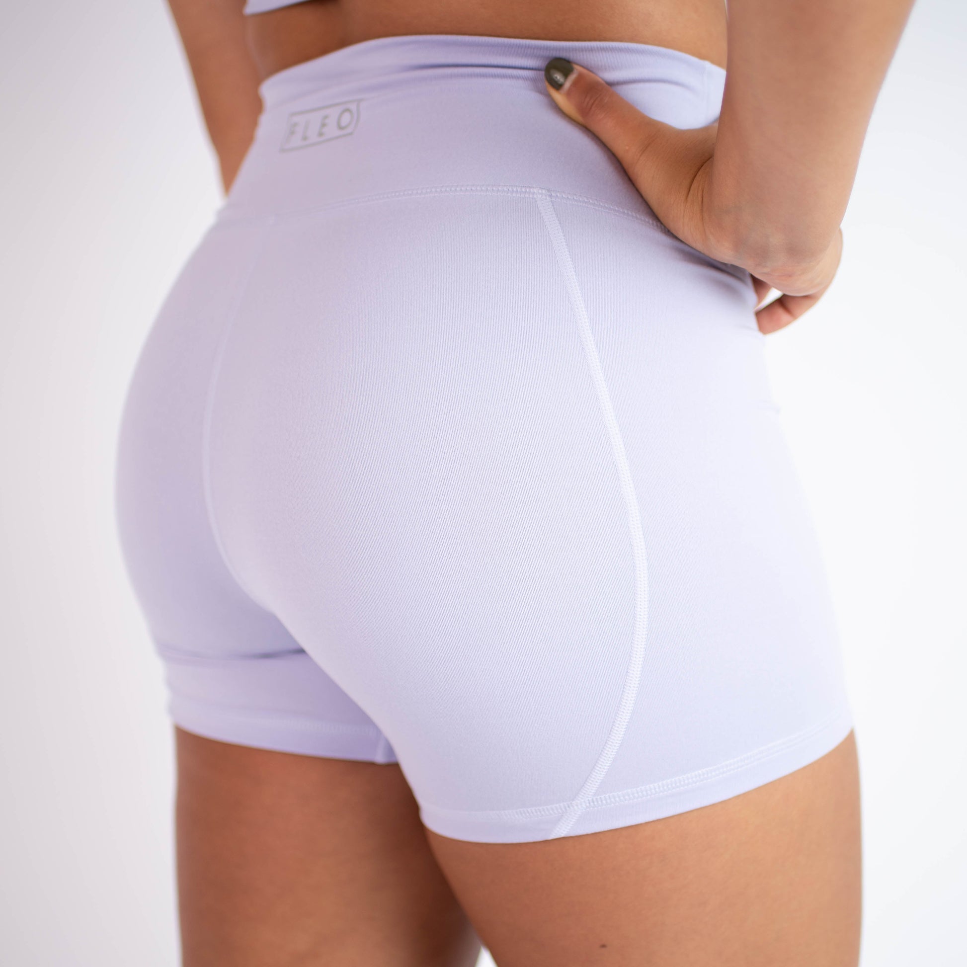 FLEO - True High Contour Short 4" - Higher Rise - Shorts - frozen-amethyst-5_3775bb35-118c-41cc-b294-e632803c9412