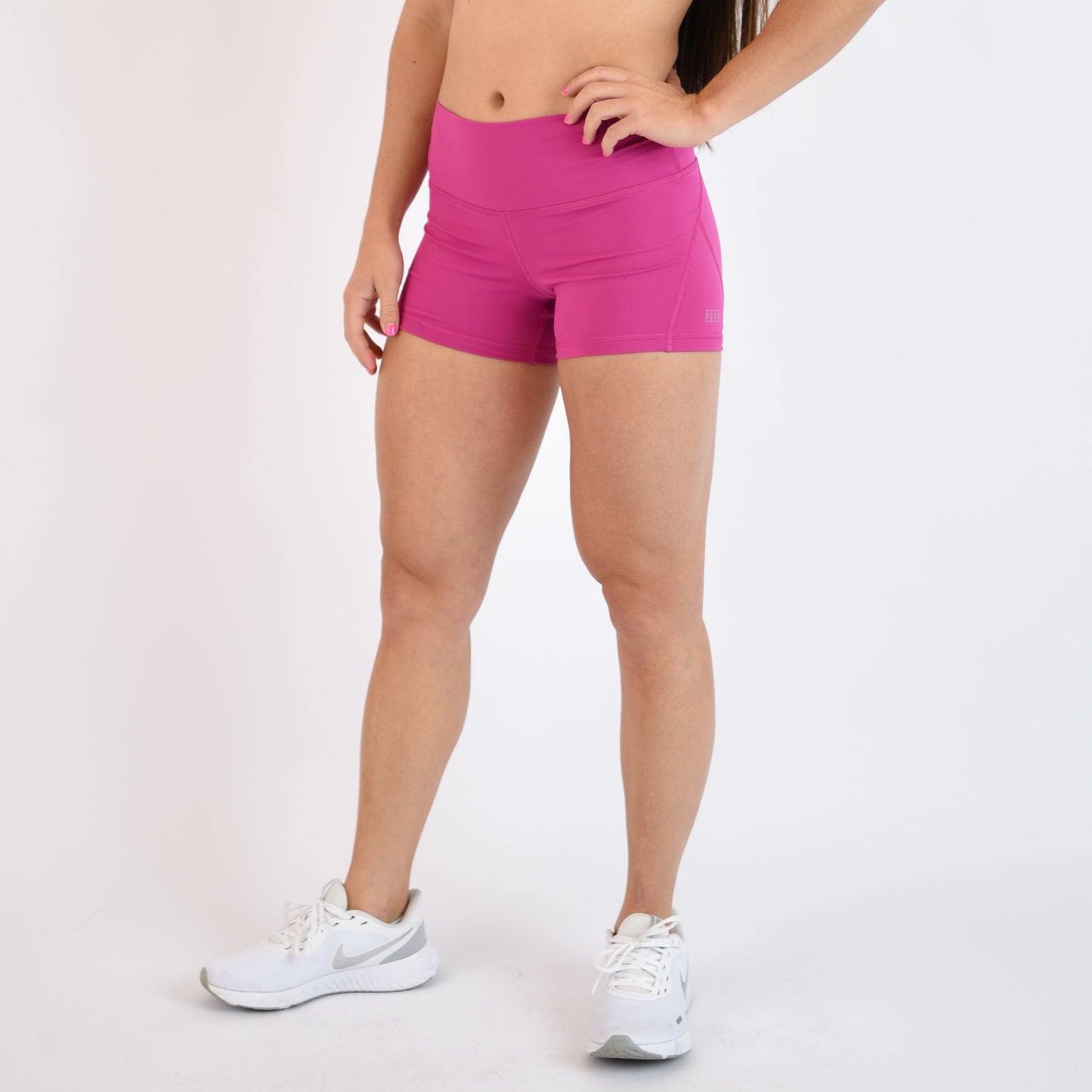 FLEO - Apex Contour Short 3.25" - Mid Rise - Shorts - fuchsiared-2