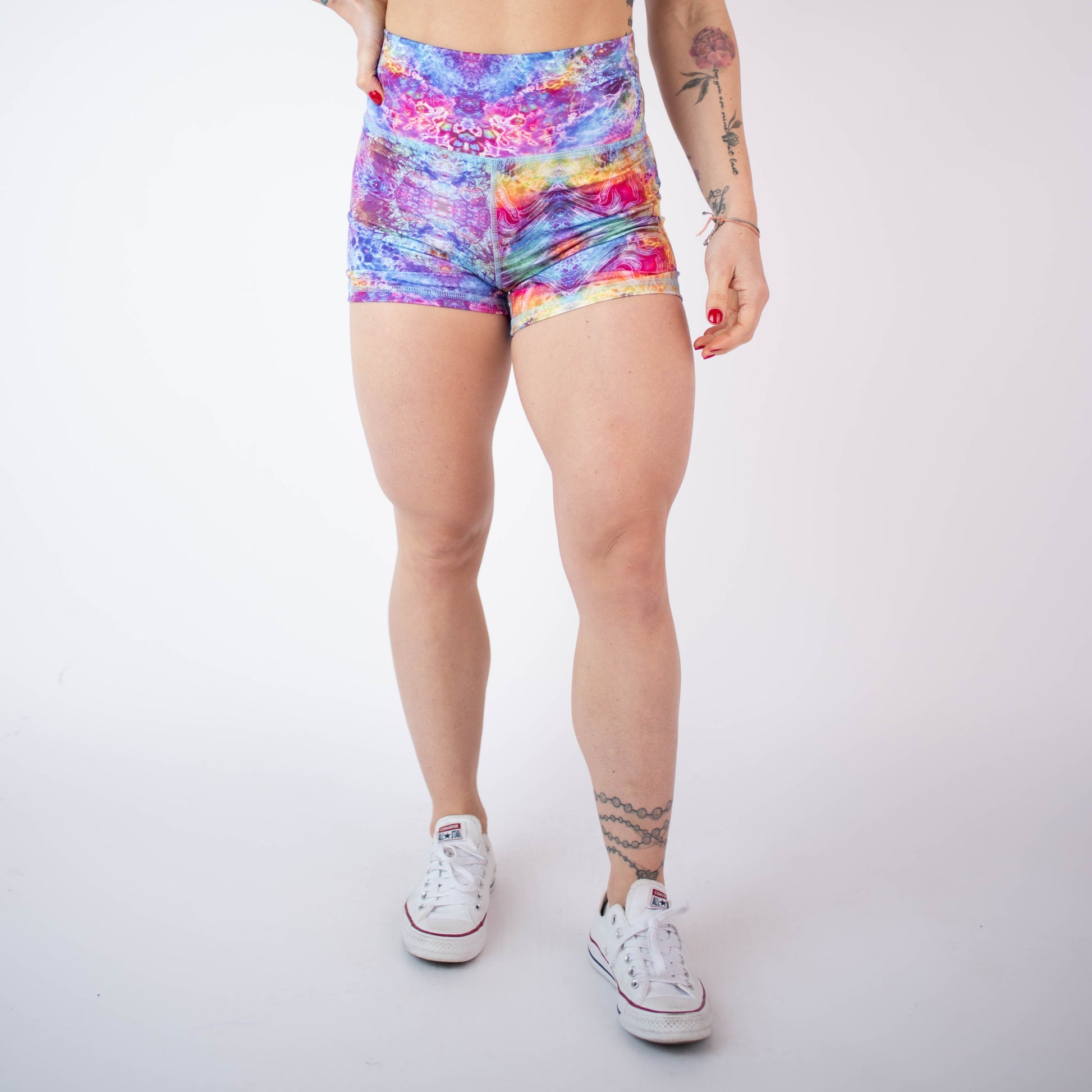 FLEO - True High Contour Short 4" - Higher Rise - Shorts - glitch-effect-1_b61b6b05-163d-49ba-8018-096beee00200
