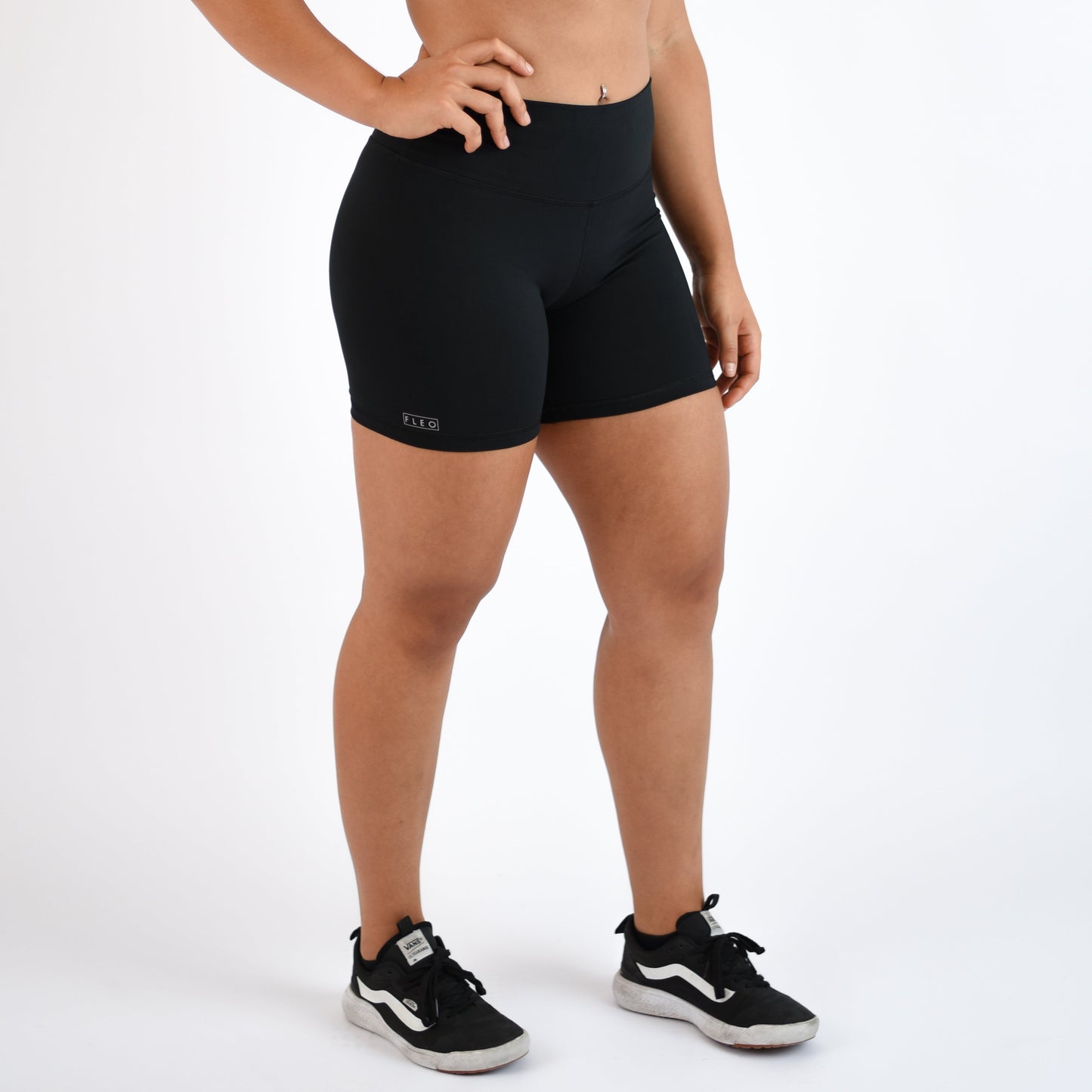 FLEO - Go Go Short 5" - High Rise - Shorts - go-go-black-2