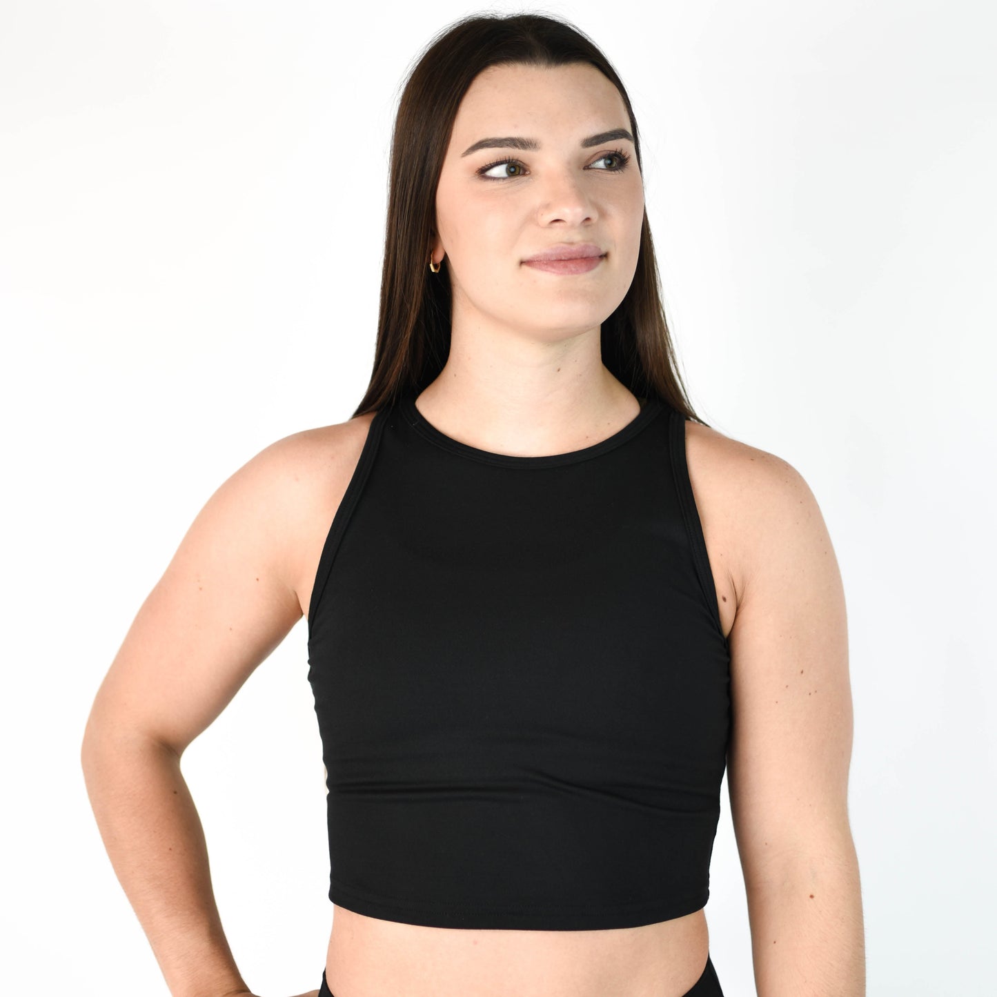 FLEO - Tempo Crop Tank - Fitted - Tank - gold-2_abc20c20-e5f1-4f72-95f0-cd6142931611