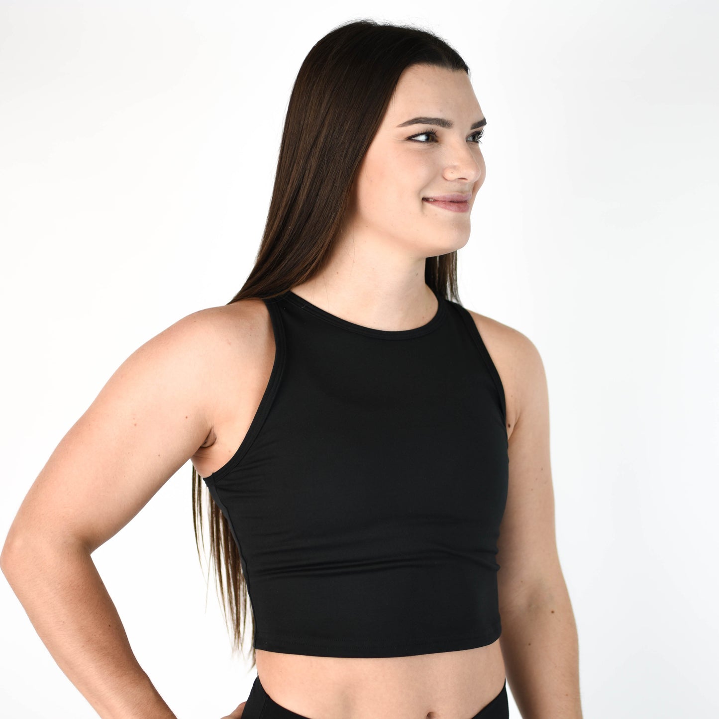 FLEO - Tempo Crop Tank - Fitted - Tank - gold-3_03de3d3d-168c-4bb3-9594-144d50412f44