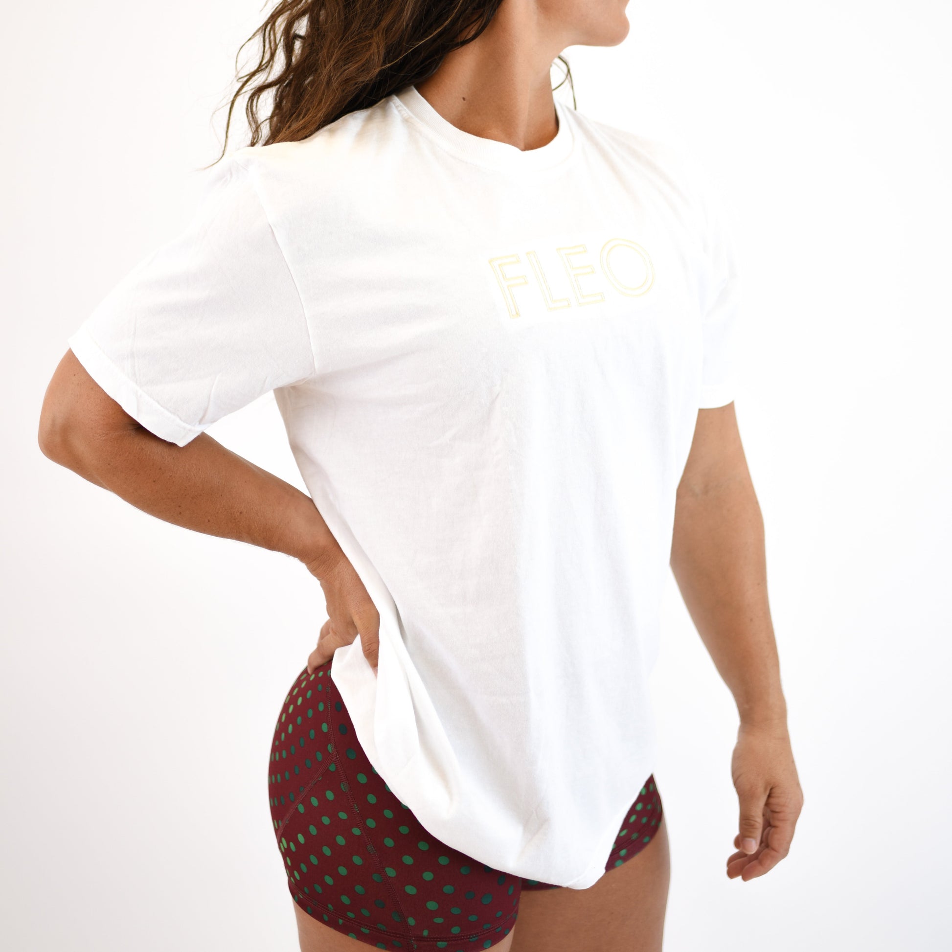 FLEO - FLEO Oversized Tee - T - gold_white-3