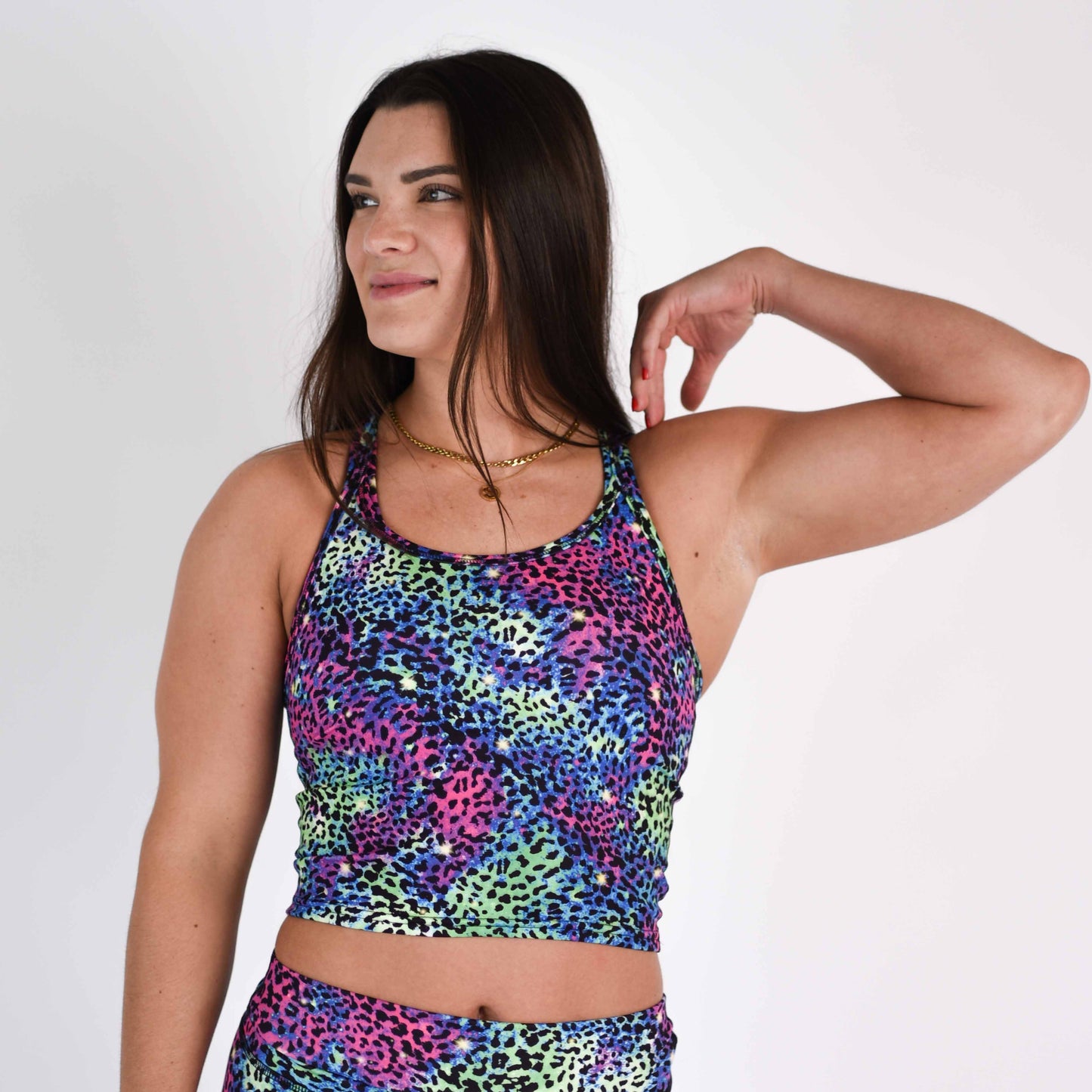 FLEO - Switch Up Crop Tank - Fitted - Tank - good-glow-2_b1666e44-e7e4-42b2-96b3-1e2145bafe74