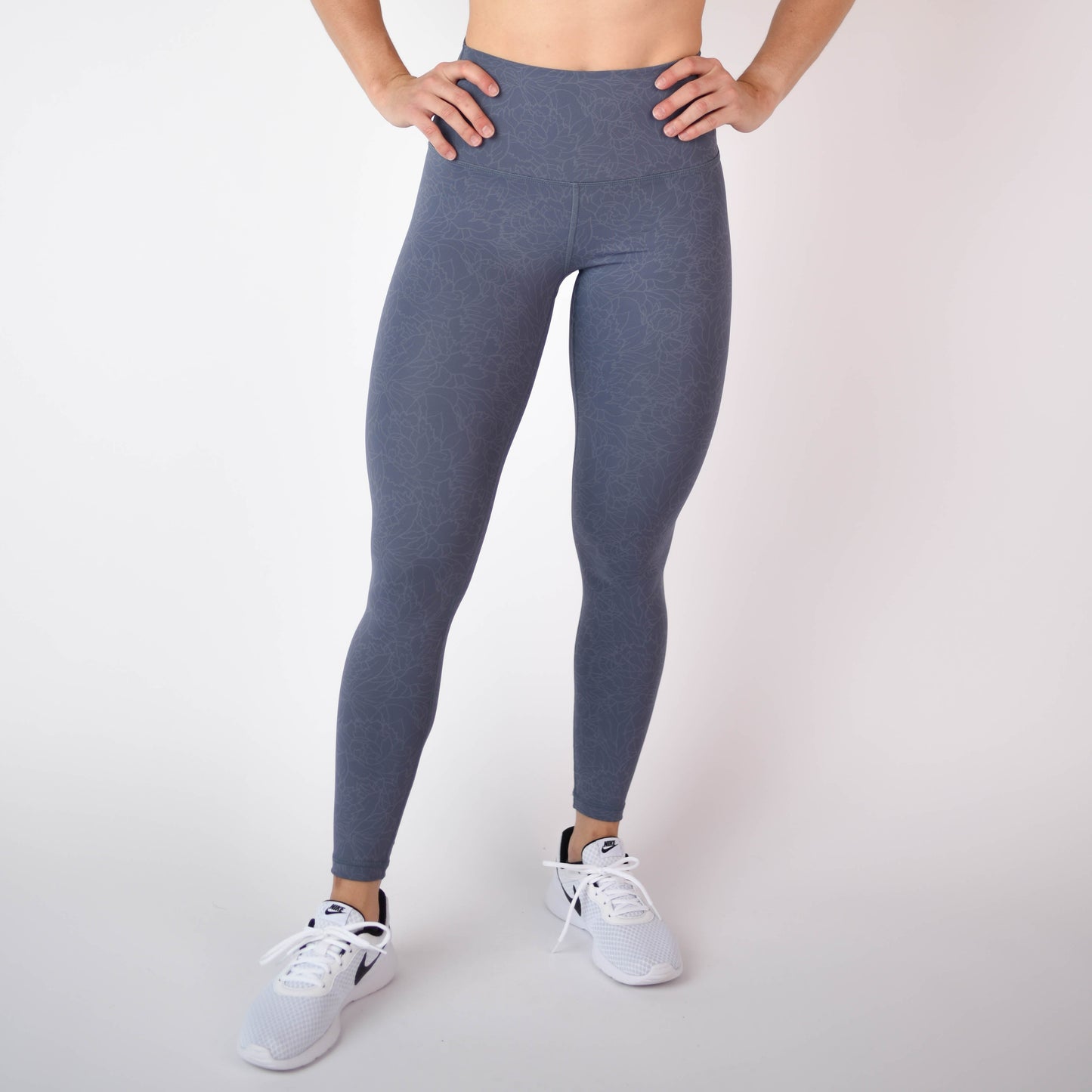 FLEO - El Toro Leggings 25" - High Rise - Leggings - granite-flower-1