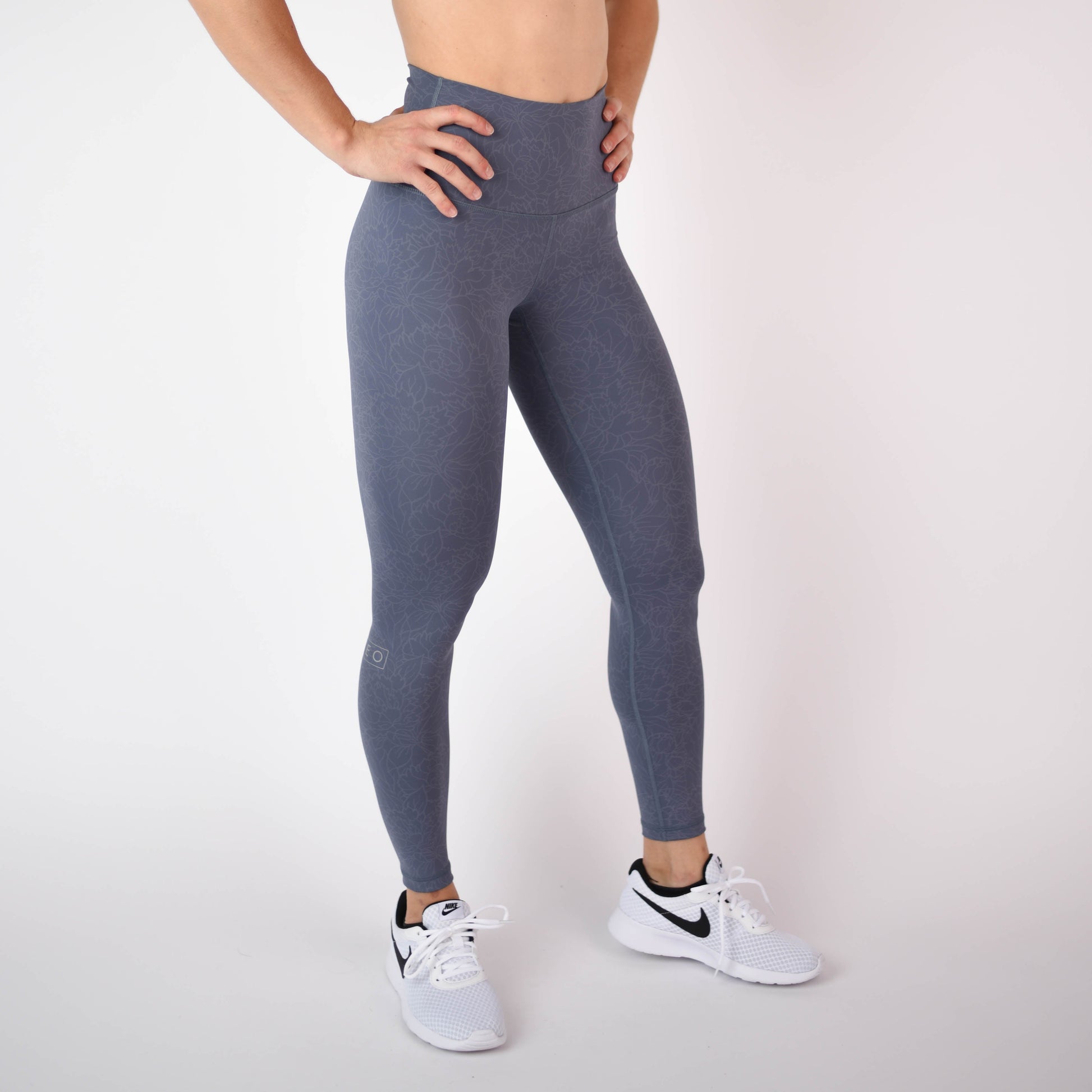 FLEO - El Toro Leggings 25" - High Rise - Leggings - granite-flower-2
